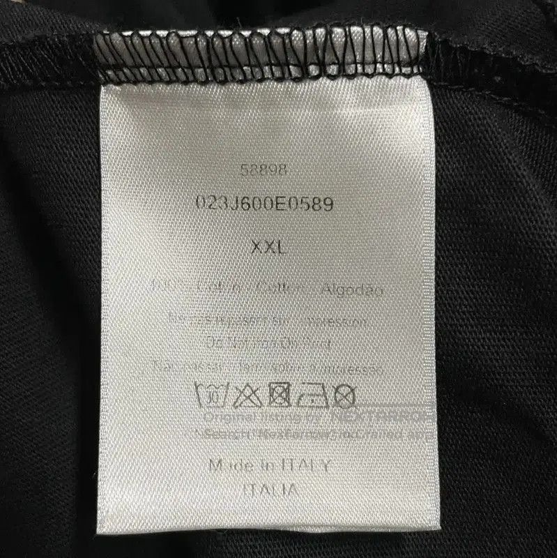 Dior Dior Black Cotton Short Sleeve T-Shirt for Men . Size US XXL / EU 58 / 5 - 5 Thumbnail