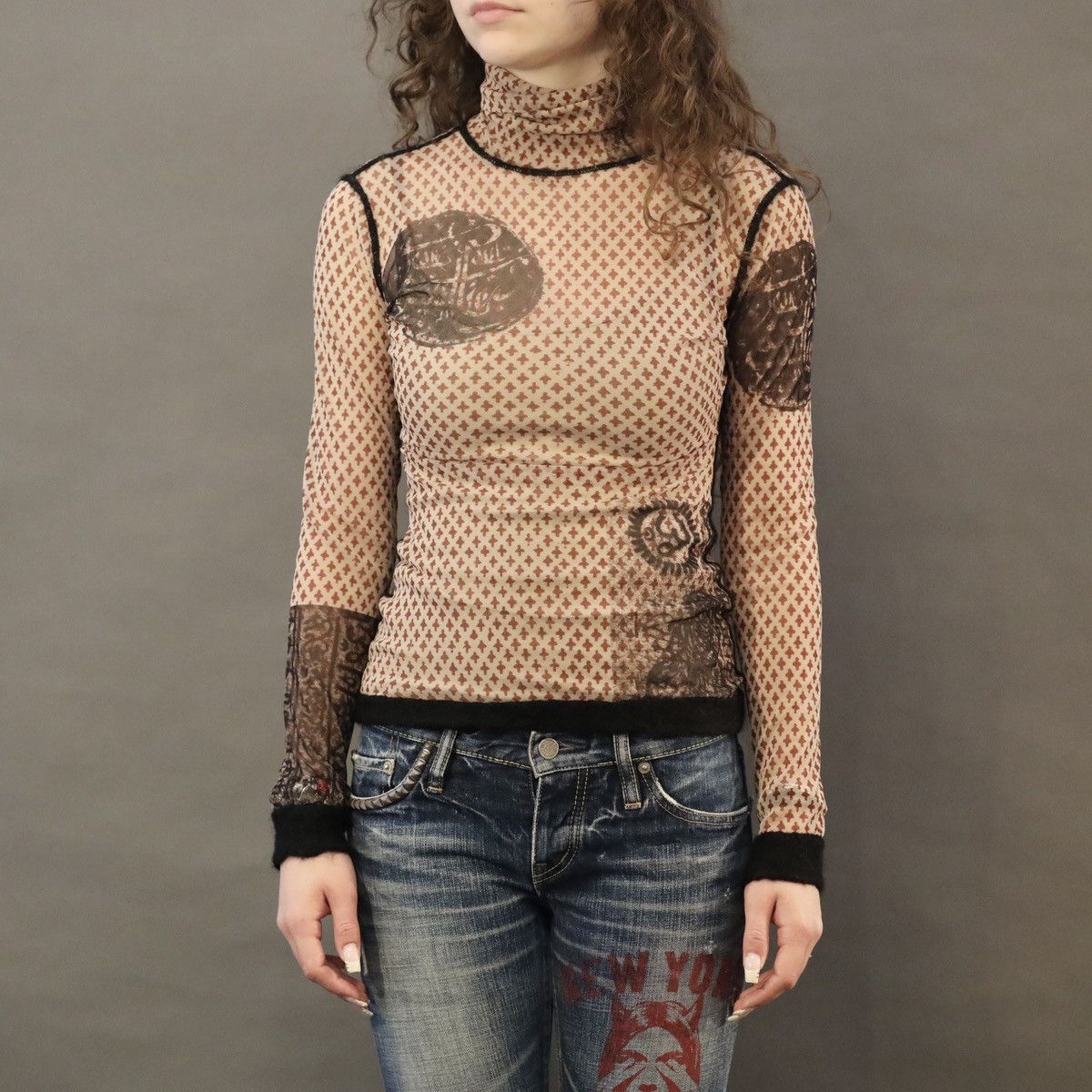 Jean Paul Gaultier 1990s Jean Paul Gaultier Mesh Top Size S / US 4 / IT 40 - 2 Thumbnail