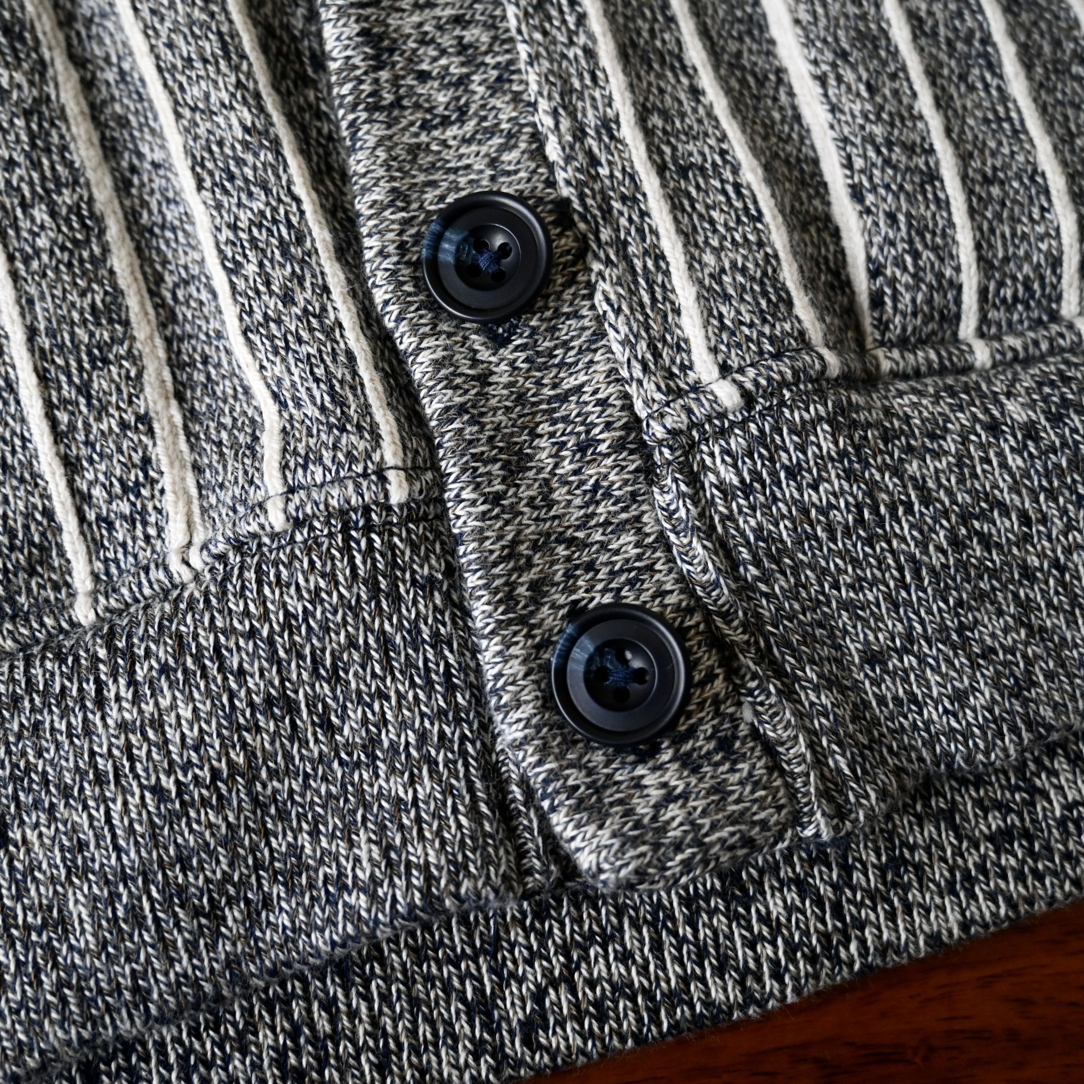 Beams Plus BEAMS Plus stiriped knit sweat cardigan, made in Japan Size US S / EU 44-46 / 1 - 16 Thumbnail