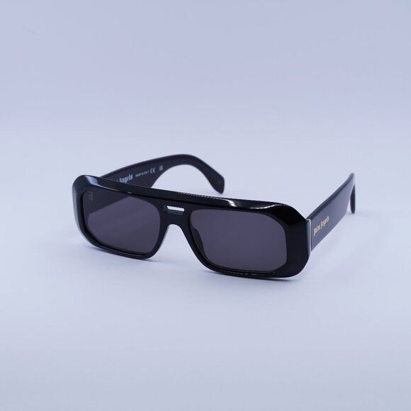 Palm Angels Palm Angels PERI102 WILLOW 1007 Sunglasses Black Rectangle Size ONE SIZE - 1 Thumbnail