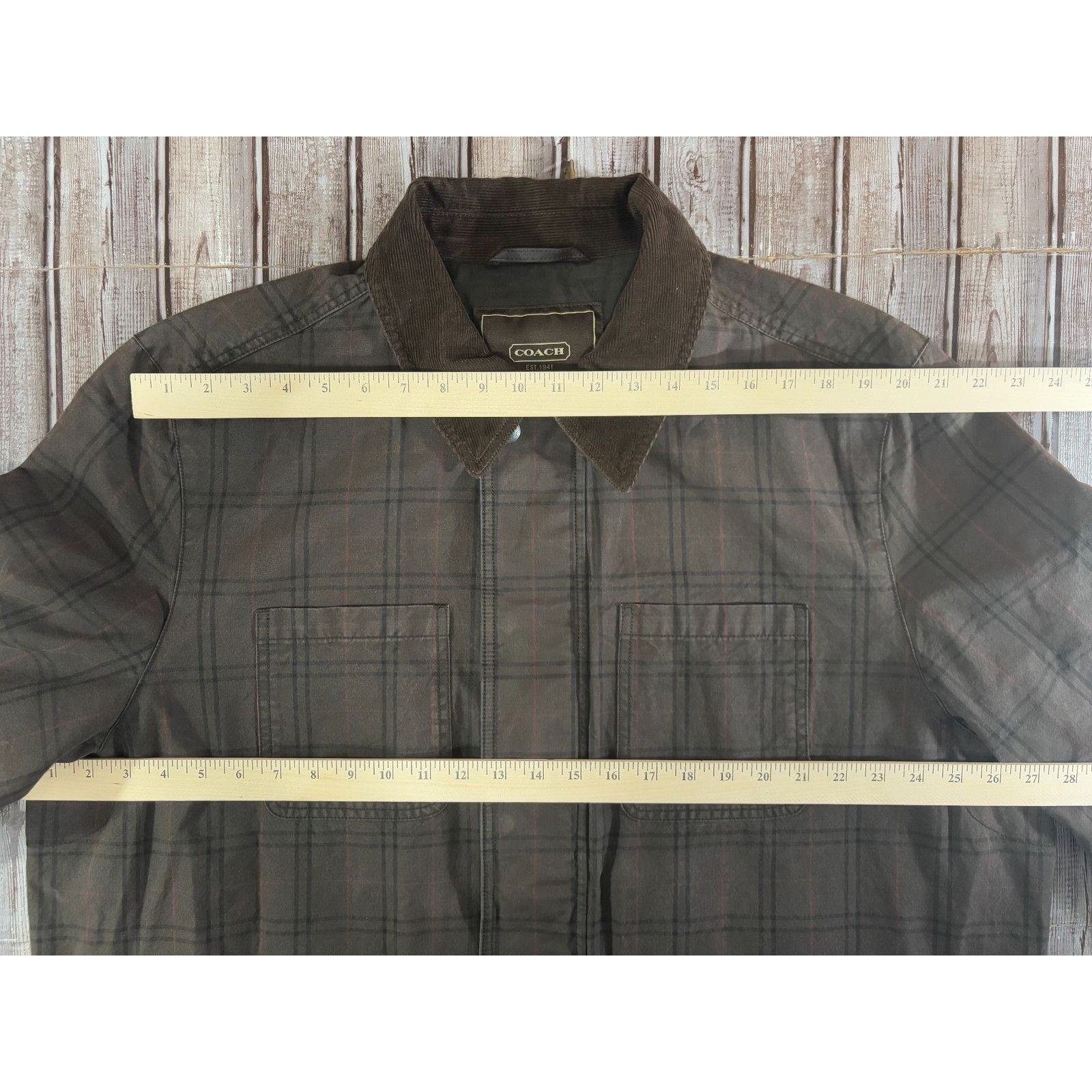 Coach Coach corduroy neck barn Utility Field chore Jacket color br Size US XXL / EU 58 / 5 - 8 Thumbnail