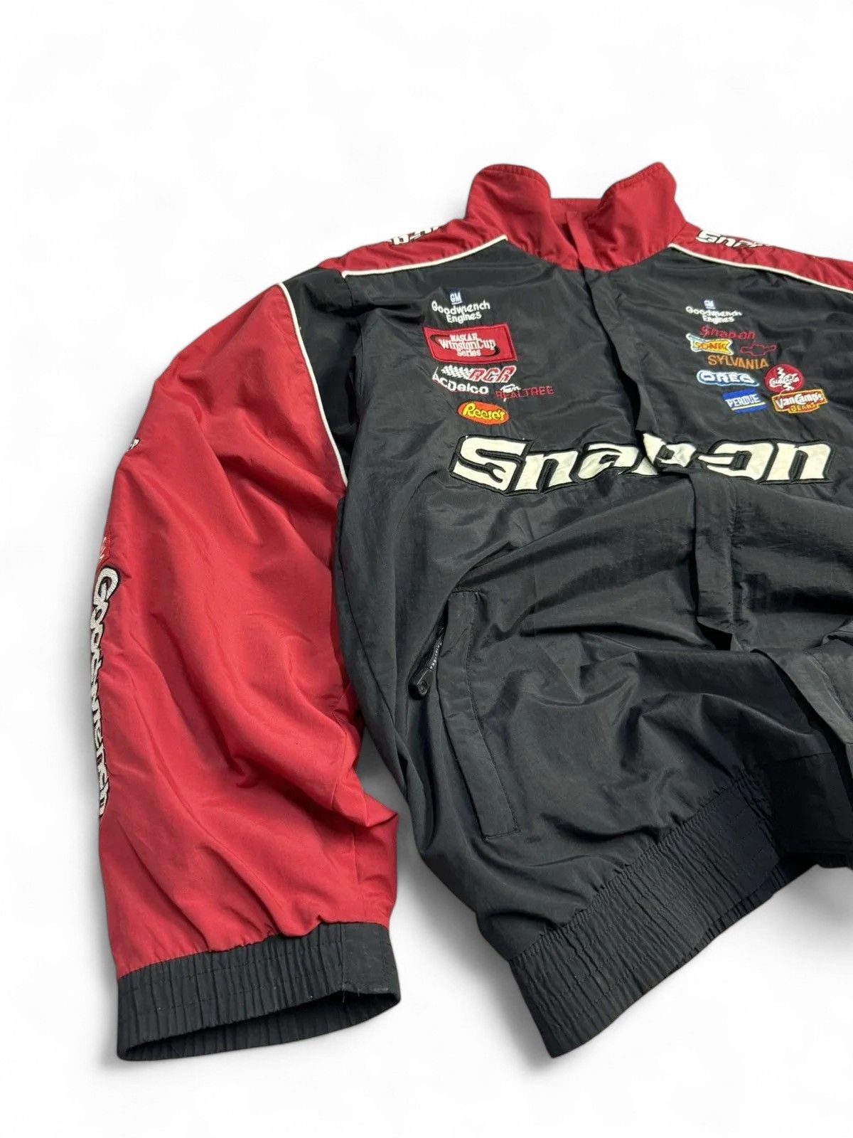 Mercedes-Benz Vintage Snap-On NASCAR Racing Jacket Formula1 Y2K Streetwear Size US XL / EU 56 / 4 - 3 Thumbnail