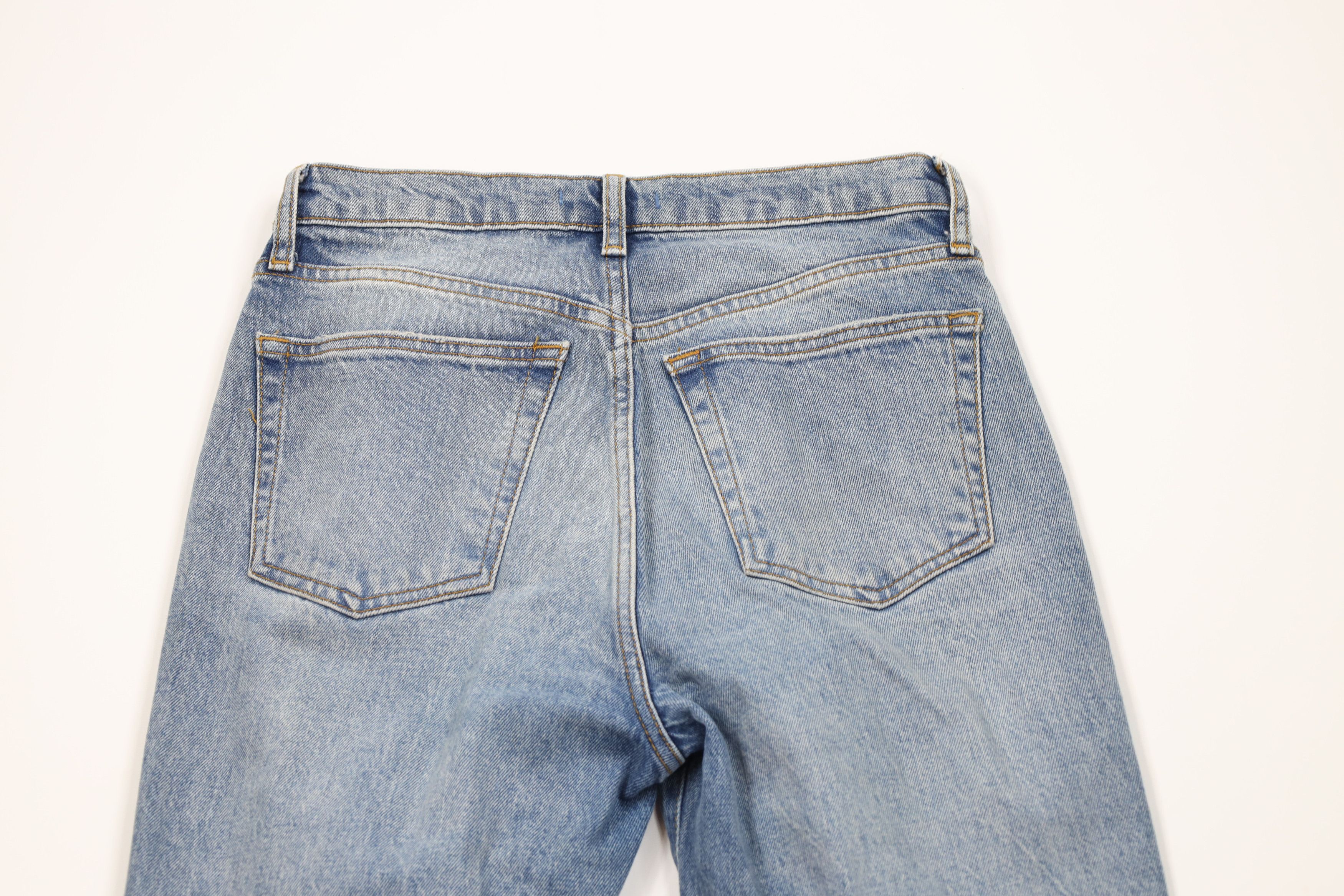 Free People Free People Raw Hem Button Fly Stretch Skinny Leg Jeans Size 27" / US 4 / IT 40 - 12 Thumbnail