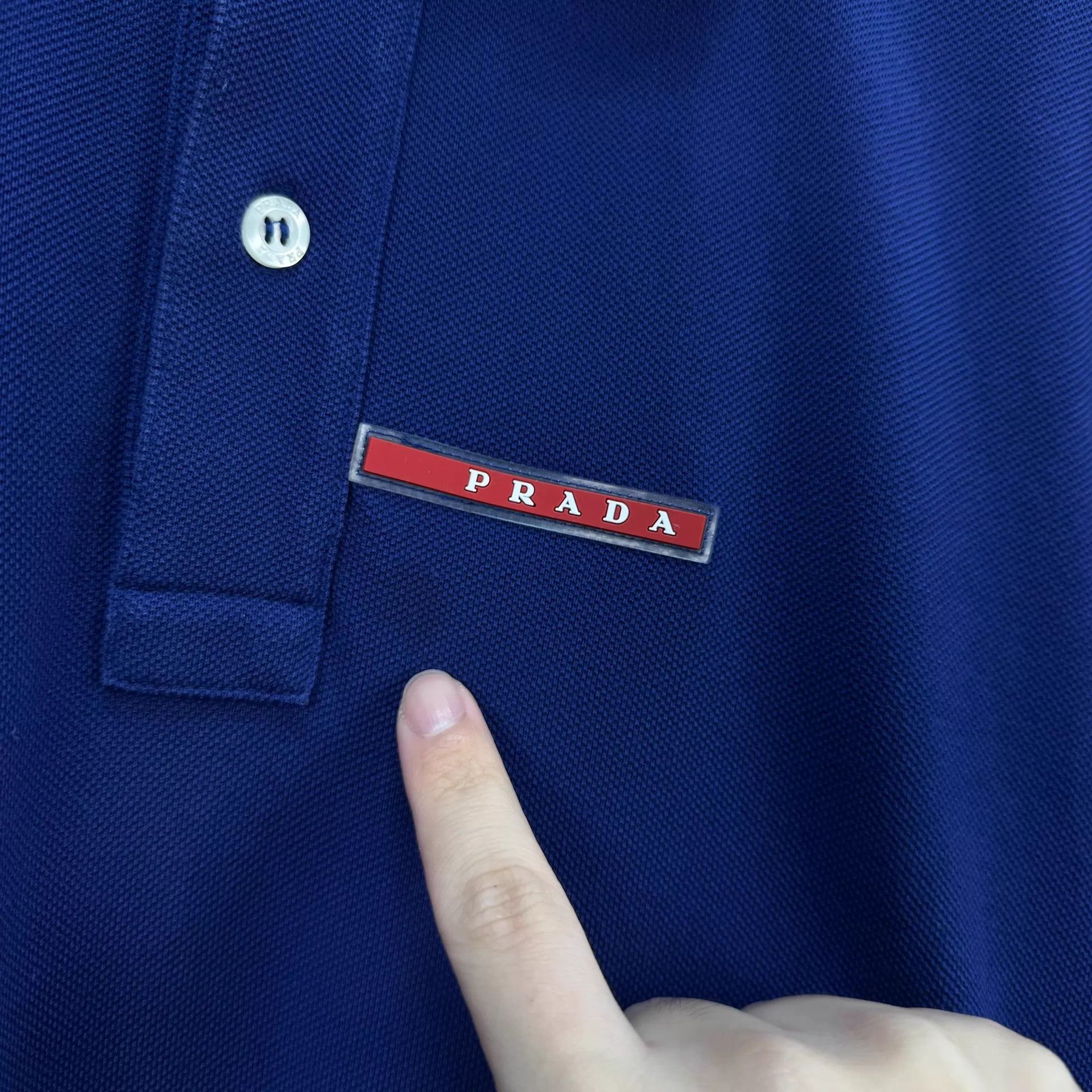 Prada Prada logo print Polo shirt S 95 New Size US S / EU 44-46 / 1 - 5 Thumbnail