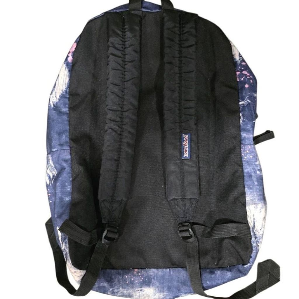 Jansport Jansport Superbreak Nylon Backpack Blue Pink Distressed Deni Size ONE SIZE - 2 Thumbnail