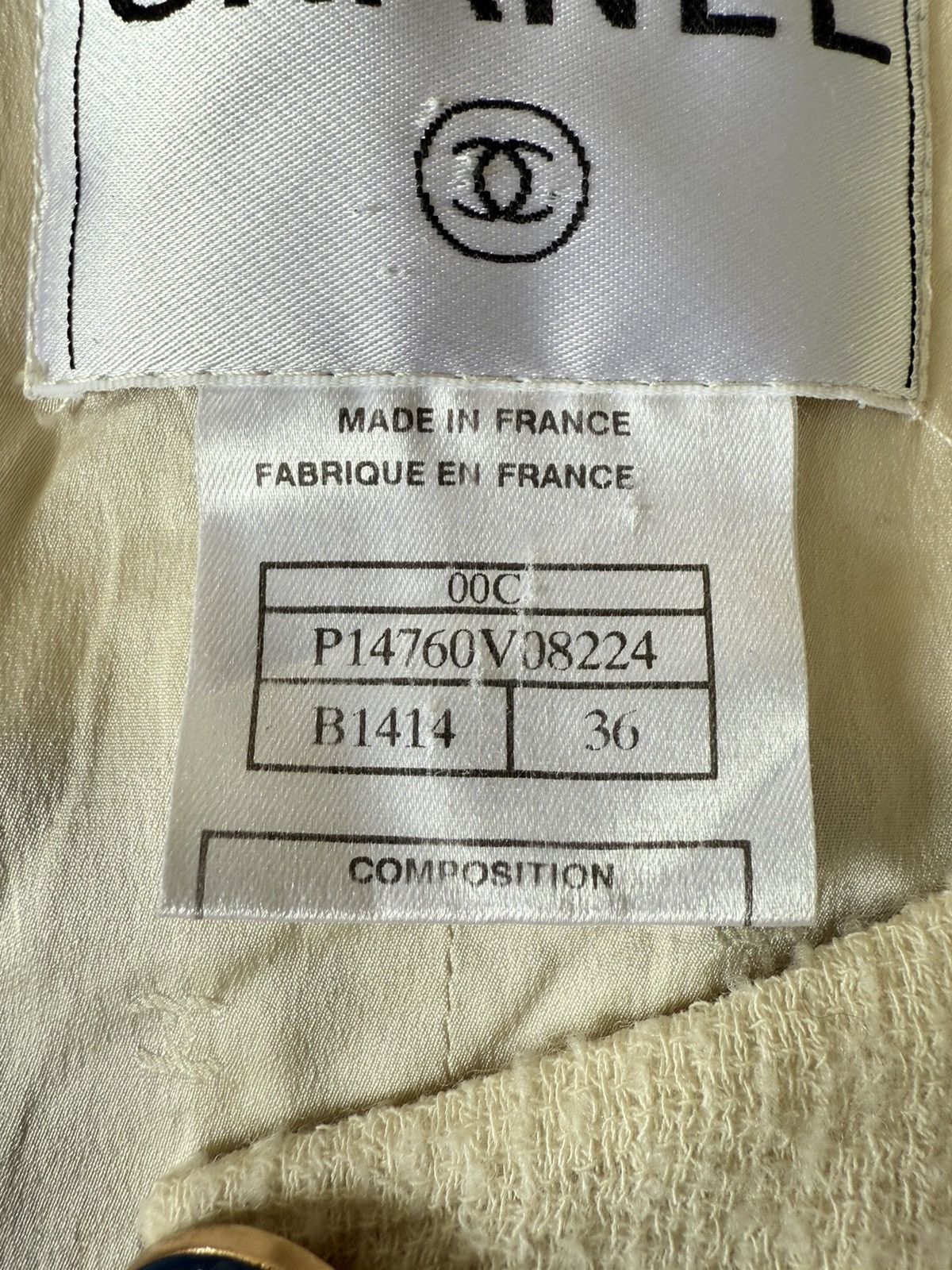 Chanel Vintage Chanel 2000’s Cruise Collection Tweed Jacket Size XS / US 0-2 / IT 36-38 - 12 Thumbnail