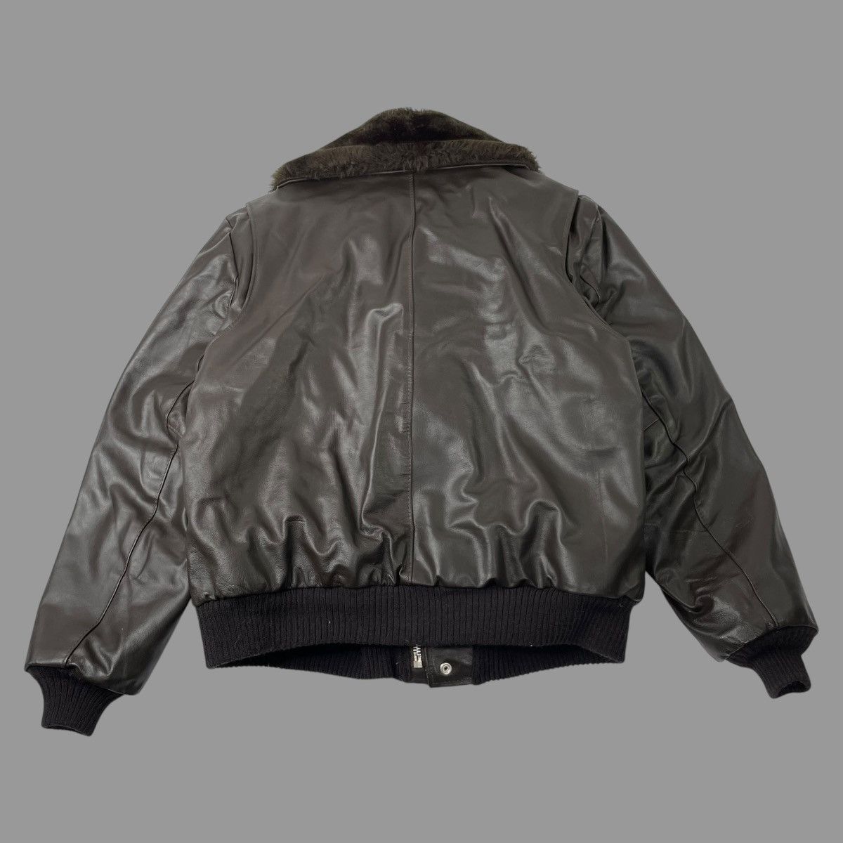 Vintage Vintage 1970s leather g1 leather sherpa jacket Size US XL / EU 56 / 4 - 2 Thumbnail