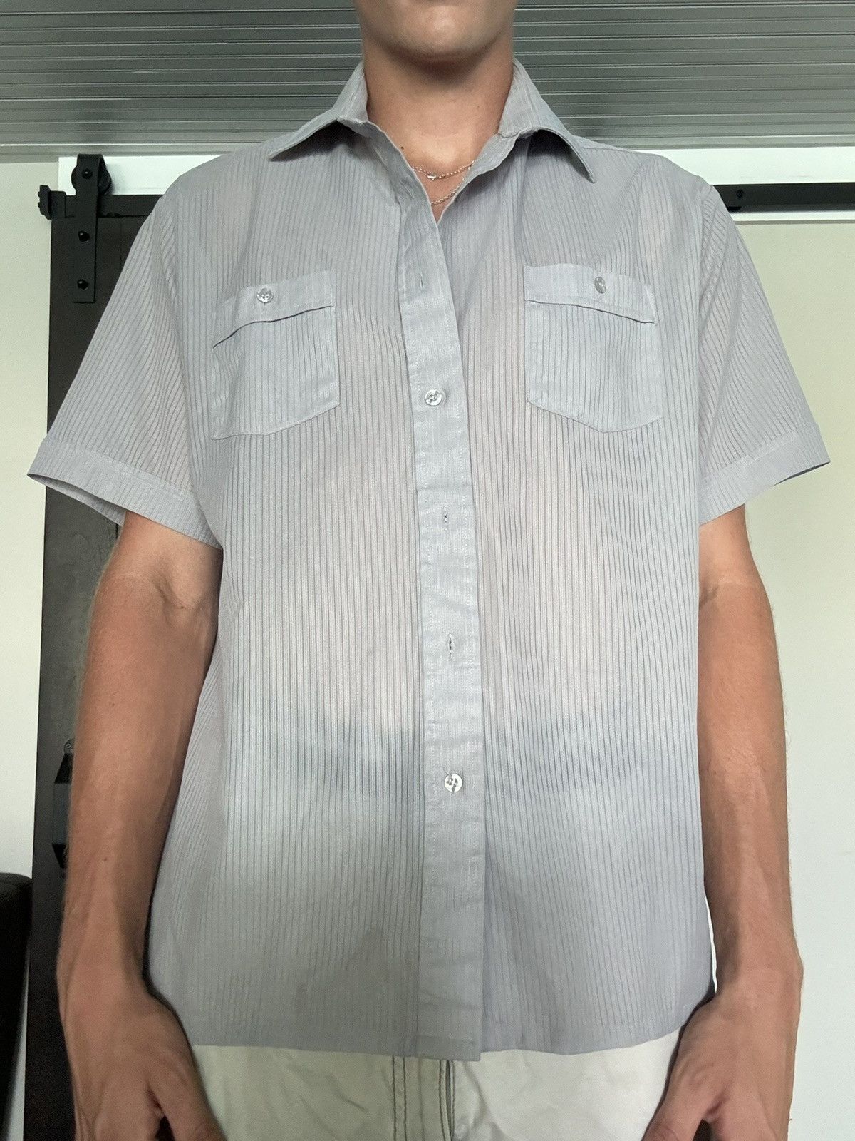 Vintage Idletime Grey Button-Up Size US L / EU 52-54 / 3 - 5 Thumbnail