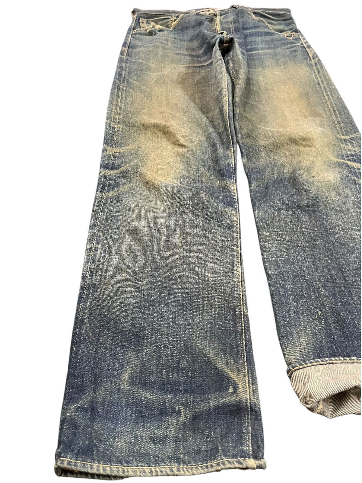 Warehouse & Co. Vintage Warehouse&Co Mudwash Selvedge Distressed Denim Size US 31 - 3 Thumbnail