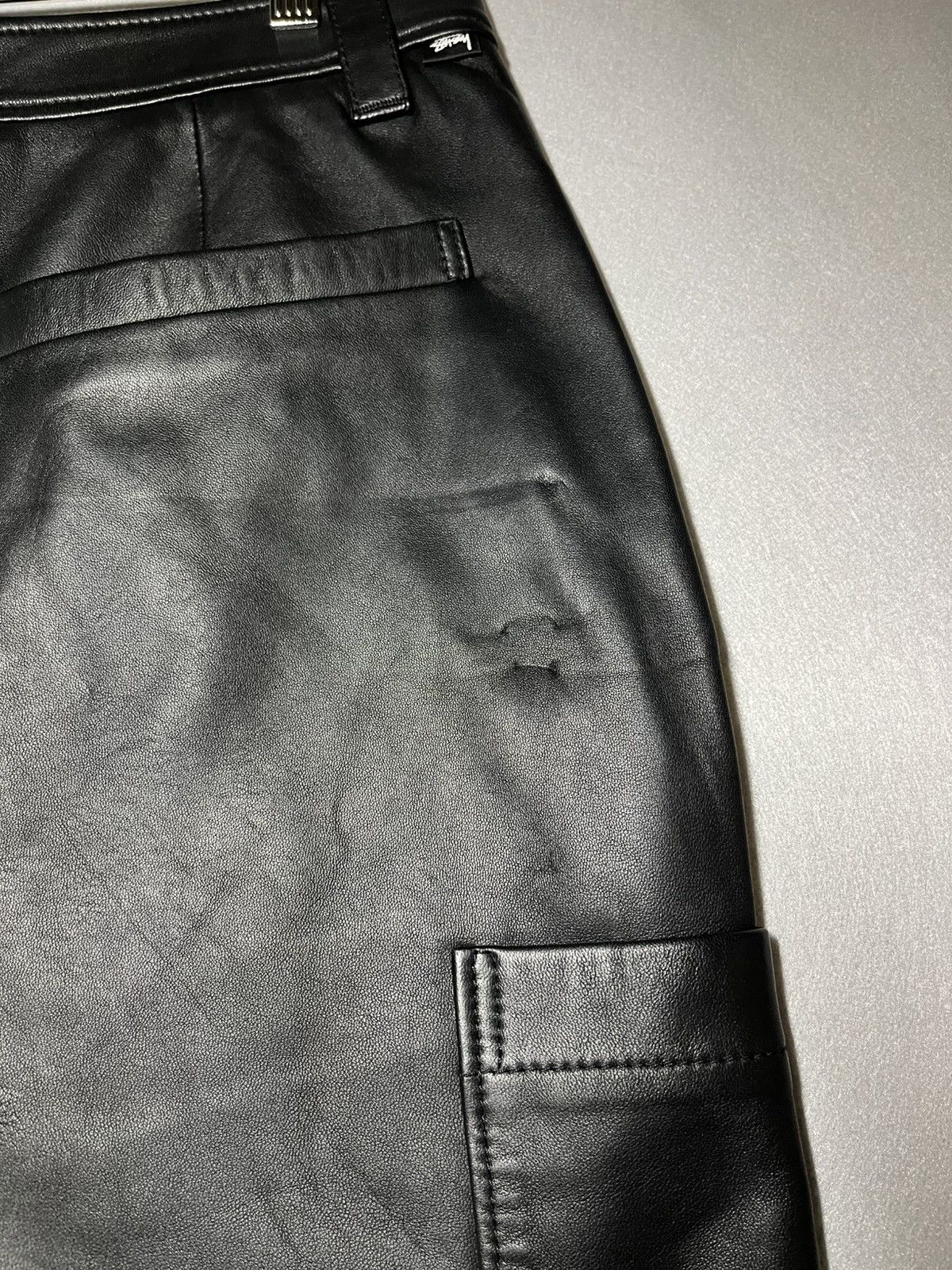 Stussy Stussy lambskin leather transit pants Size US 32 / EU 48 - 10 Thumbnail