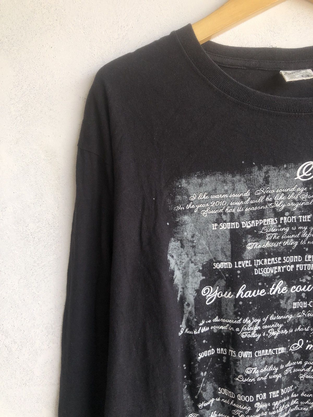 Hysteric Glamour Japanese Gothic Poem LongSleeve Punk LGB Style Size US L / EU 52-54 / 3 - 4 Thumbnail