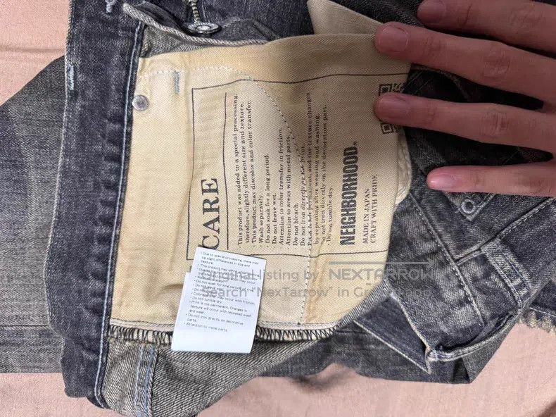 Neighborhood Neighborhood size L Distressed Denim Pants, King Bull, Bla Size US 27 - 5 Thumbnail