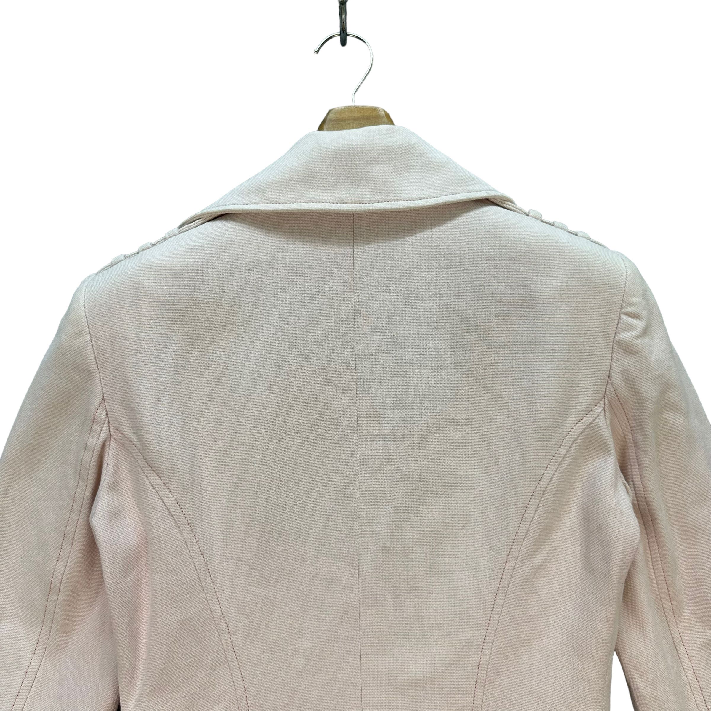 Givenchy GIVENCHY PARIS STYLISH DOUBLE COLLAR JACKET #7599-156 Size S / US 4 / IT 40 - 13 Thumbnail