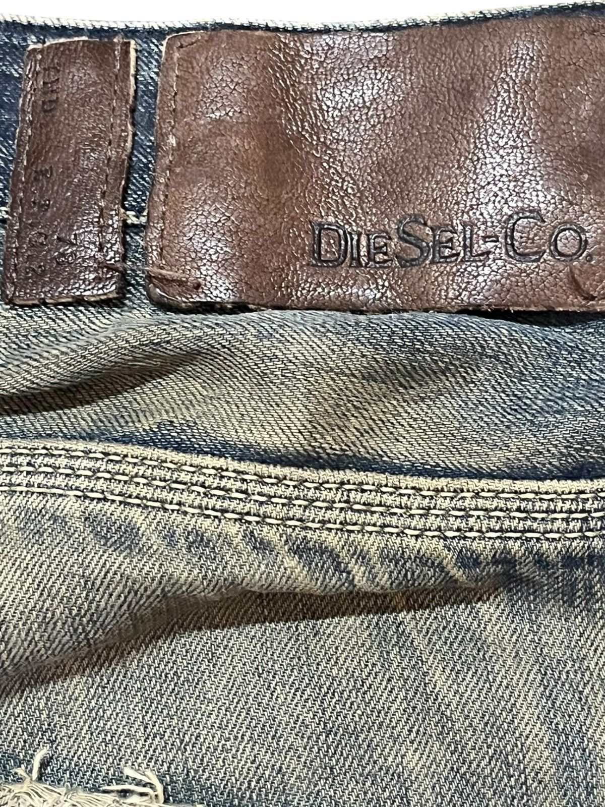 Diesel Vintage Diesel Krooley Mudwash Distressed Denim Size US 35 - 7 Thumbnail