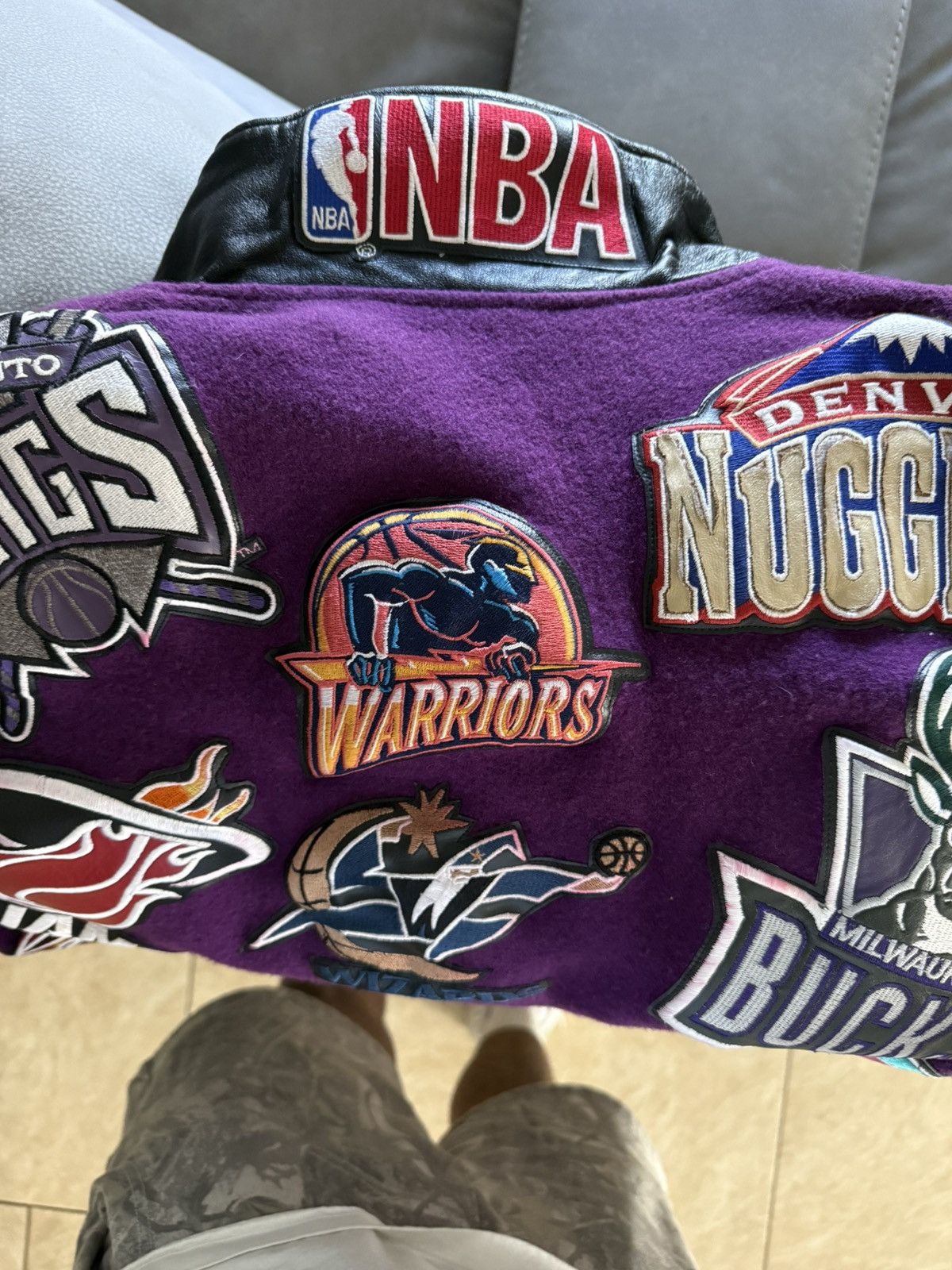 Jeff Hamilton RARE*** VINTAGE 90s JEFF HAMILTON WOOL NBA JACKET Size US M / EU 48-50 / 2 - 5 Thumbnail