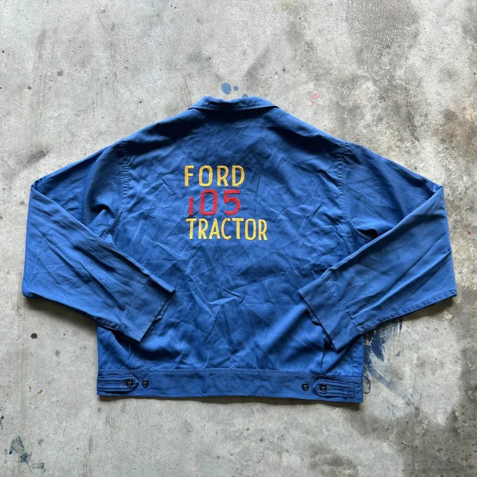Vintage 60s Ford 105 8000 Tractor Chain Stitched Work Jacket