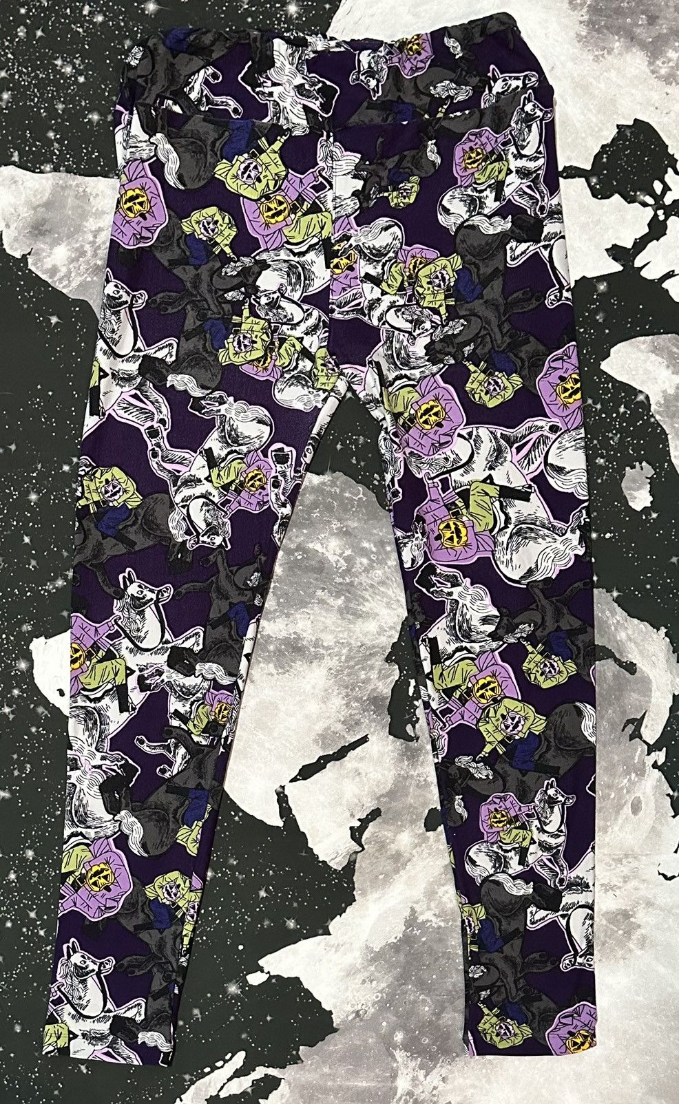 Other LulaRoe Womens Purple Stretchy Pants Size 28" / US 6 / IT 42 - 1 Thumbnail