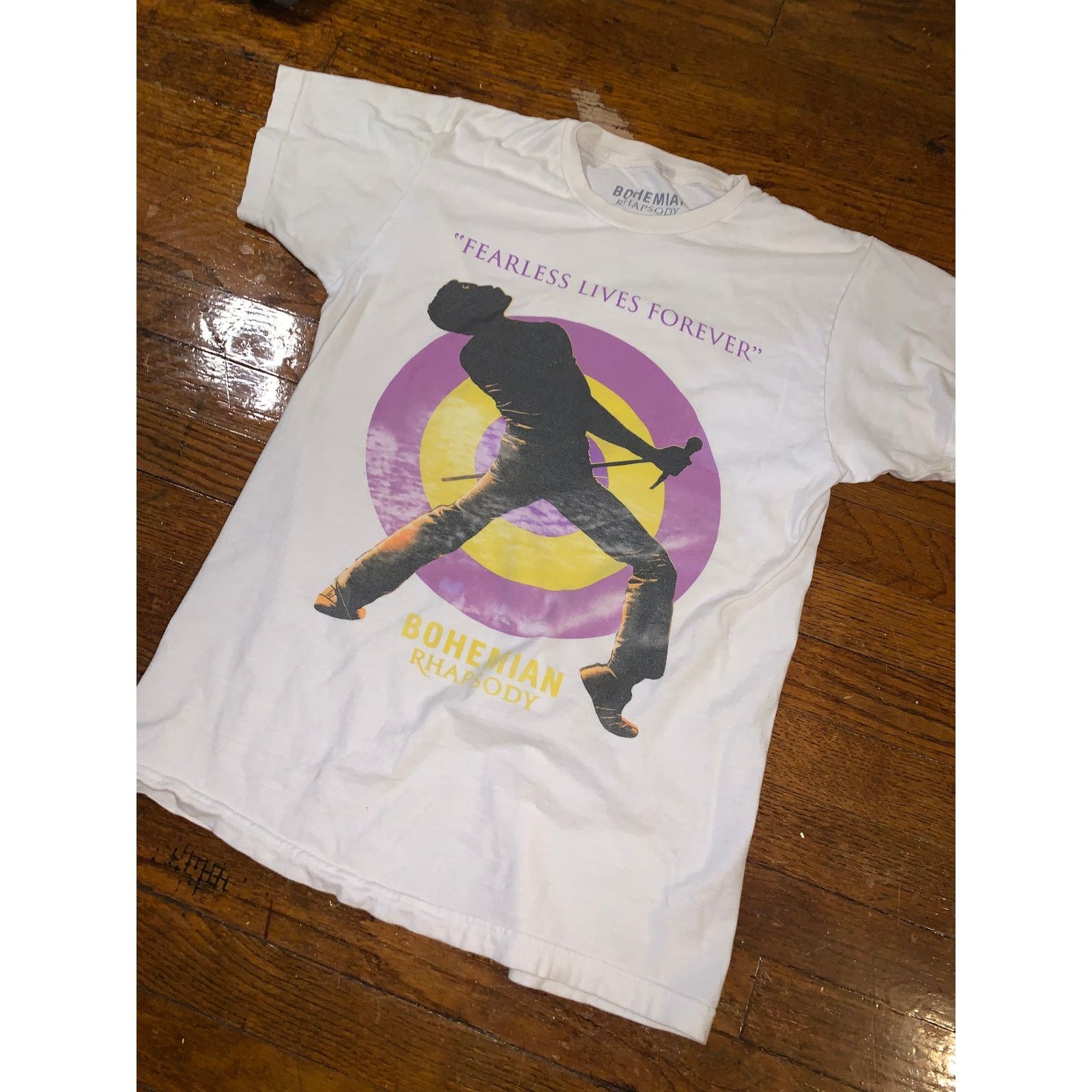 Band Tees Bohemian Rhapsody Movie Promo Tee Queen Freddie Mercury M Size US M / EU 48-50 / 2 - 3 Thumbnail