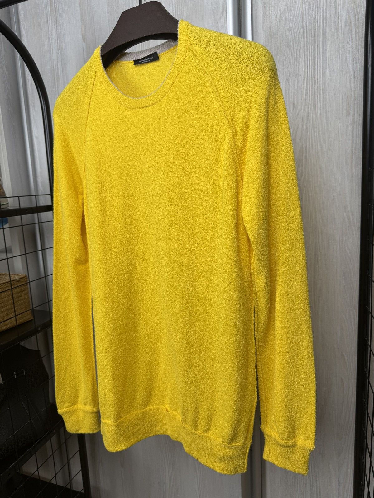 Roberto Collina Roberto Collina Towel style cotton fibre yellow sweatshirt Size US M / EU 48-50 / 2 - 5 Thumbnail