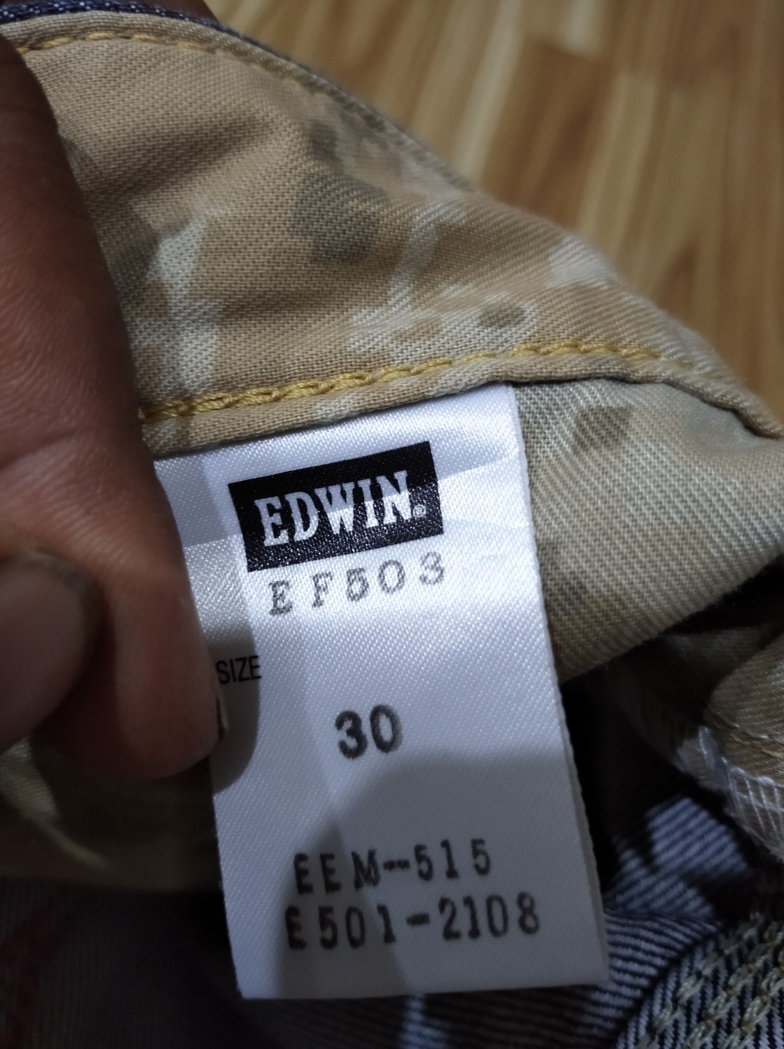 Edwin × If Six Was Nine × Japanese Brand Vintage Edwin E Function Engineered Curve Leg Mud Jeans Size US 30 / EU 46 - 11 Thumbnail