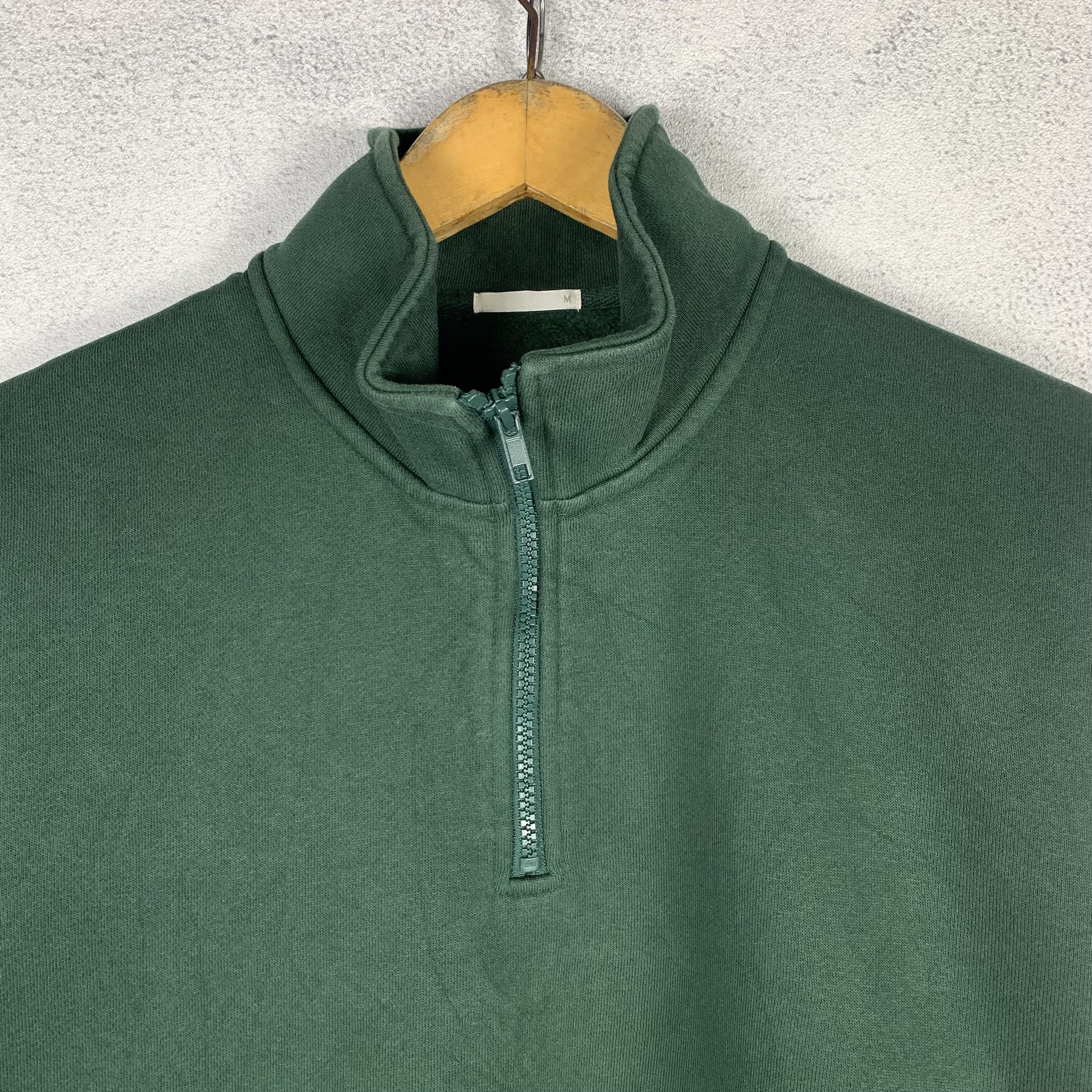 Uniqlo GU Half Zip Sweatshirt Crewneck Size US M / EU 48-50 / 2 - 2 Thumbnail