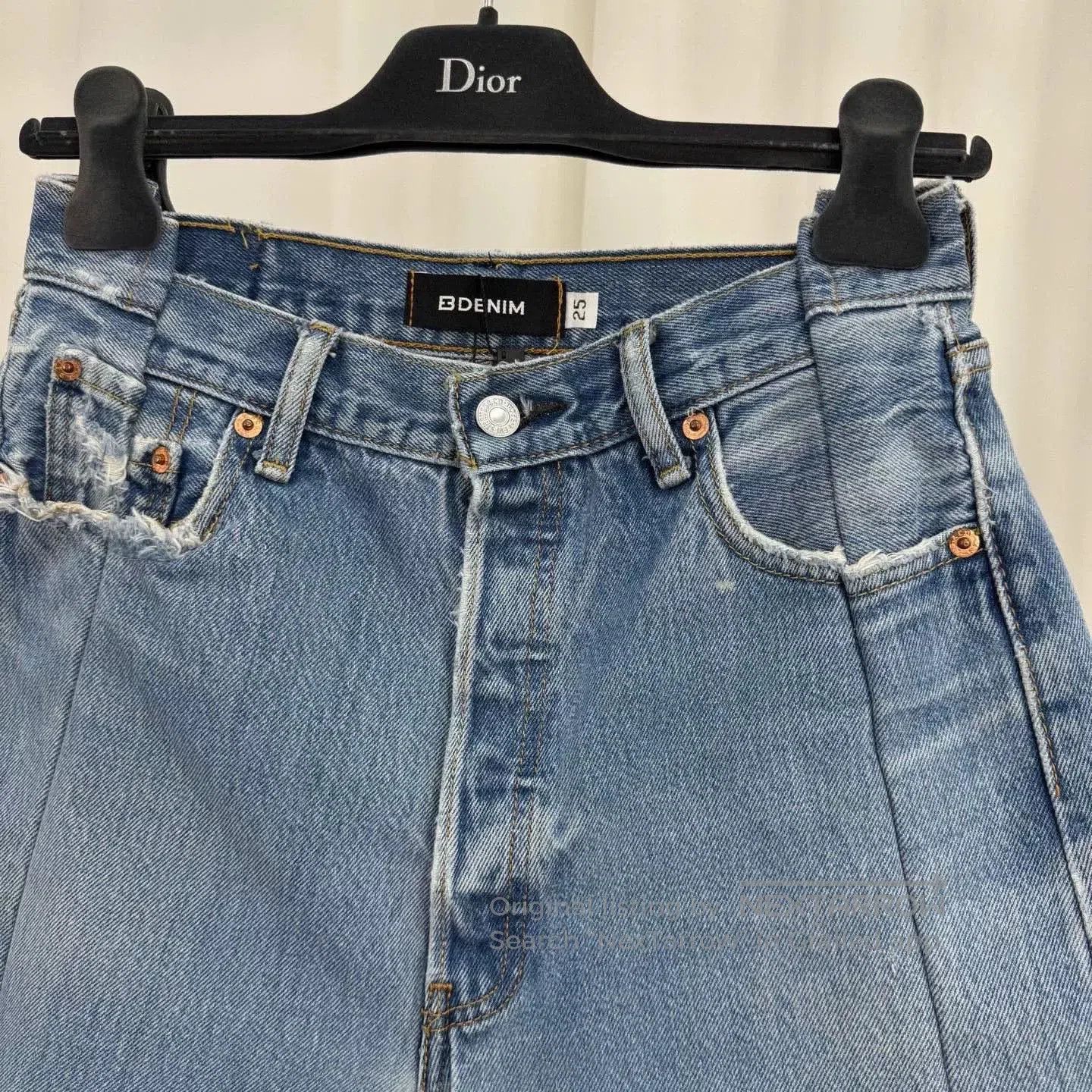 EB Denim EB Denim Deconstructed Denim Shorts. Size 25" / US 0 / IT 36 - 3 Thumbnail