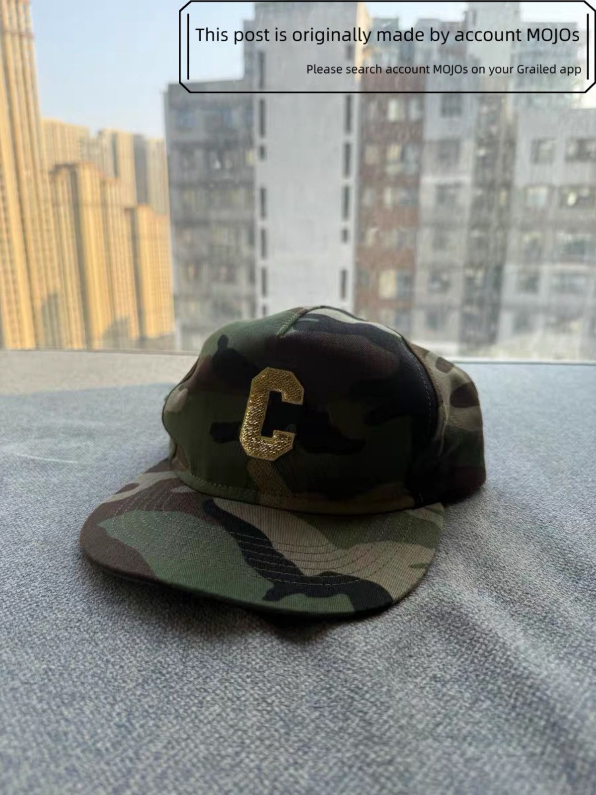 Celine Celine Camo Scale Logo Hat mojos1416 Size ONE SIZE - 1 Thumbnail
