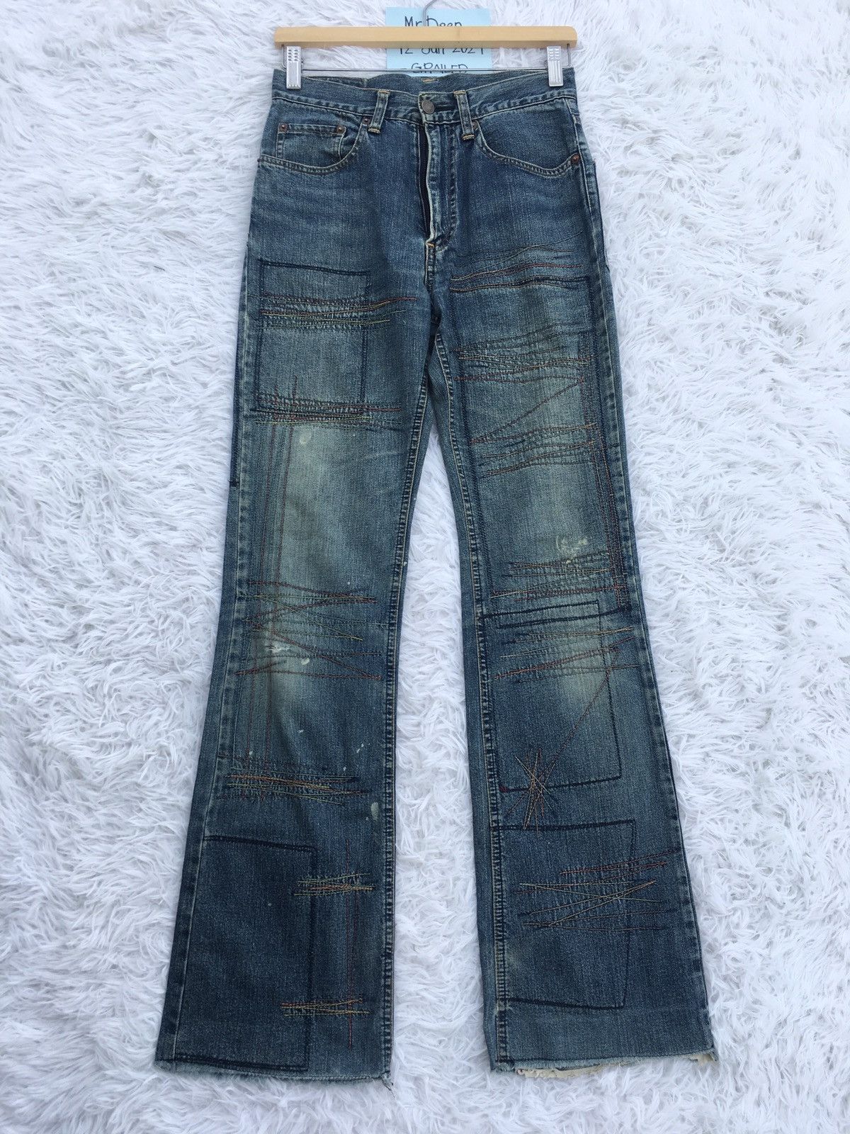 Hysteric Glamour Rare Vintage Hysteric Glamour Kinky Patchwork Jeans Size 28" / US 6 / IT 42 - 4 Thumbnail