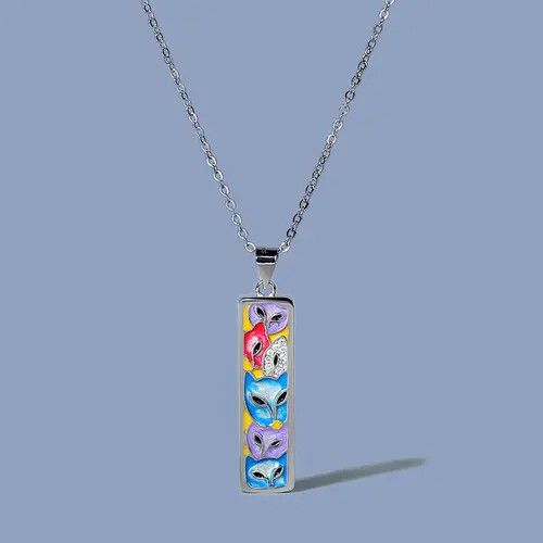 Jewelry Cute Cat Unique Pendant Necklace Size ONE SIZE - 2 Thumbnail