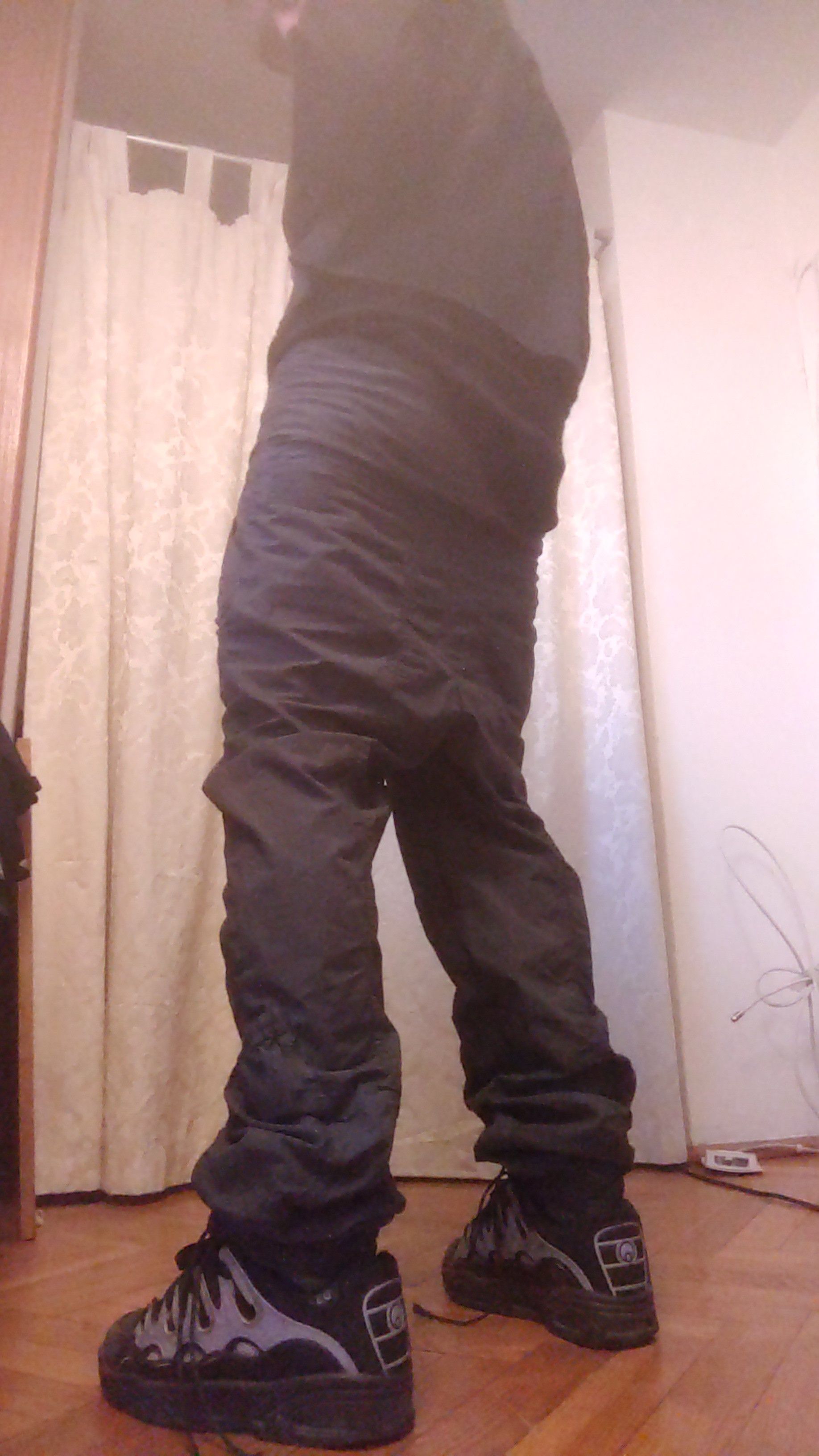 Vintage Vintage Stacked Pants Semi Baggy Raver Loosefit Opium Goth Size US 33 - 7 Thumbnail