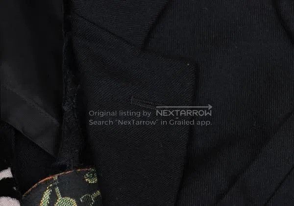 Comme des Garcons Comme des Garcons Black vintage patched floral design blaz Size XS / US 0-2 / IT 36-38 - 6 Thumbnail