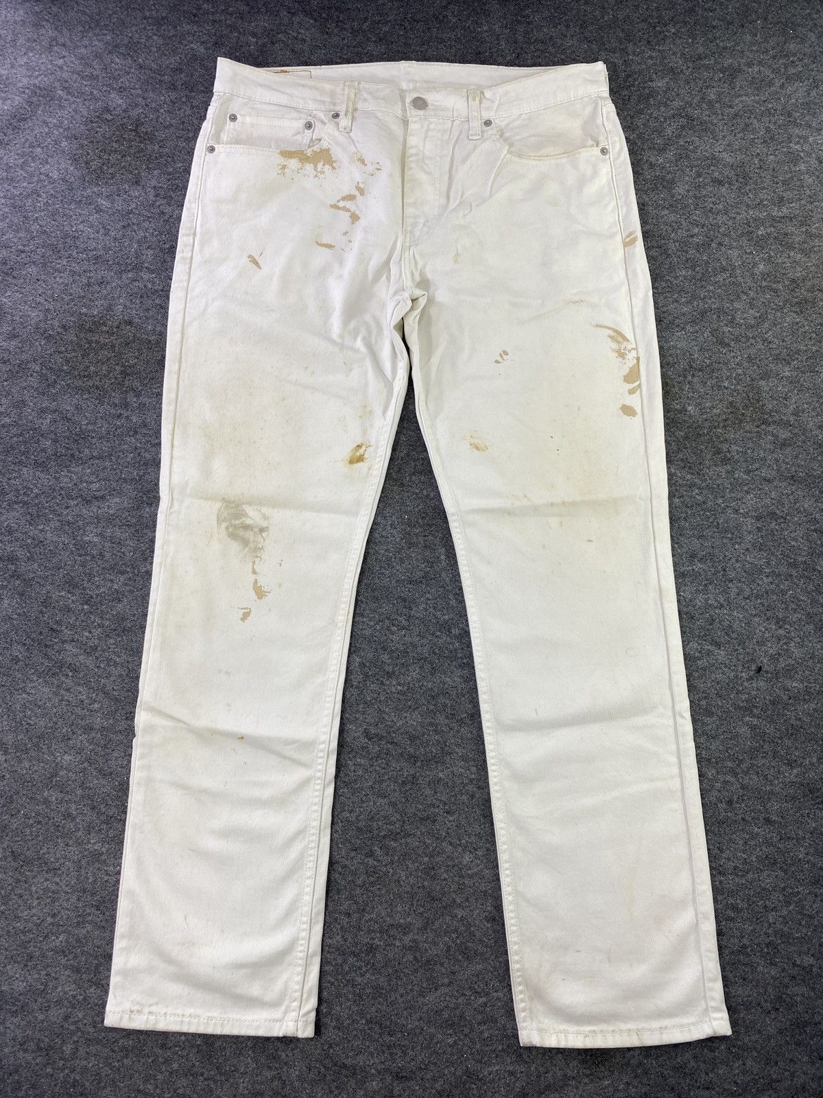 Vintage Levis 511 Painted White Jeans - J841
