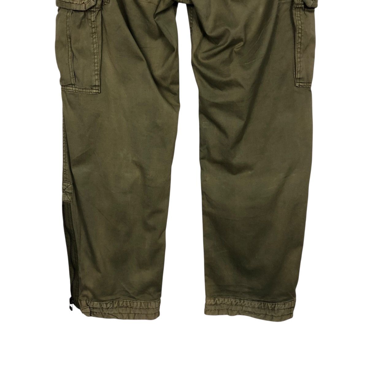 Japanese Brand 🔥TACTICAL PARACHUTE BIKER PANTS UTILITY MULTI POCKET ABECROM Size US 34 / EU 50 - 11 Thumbnail