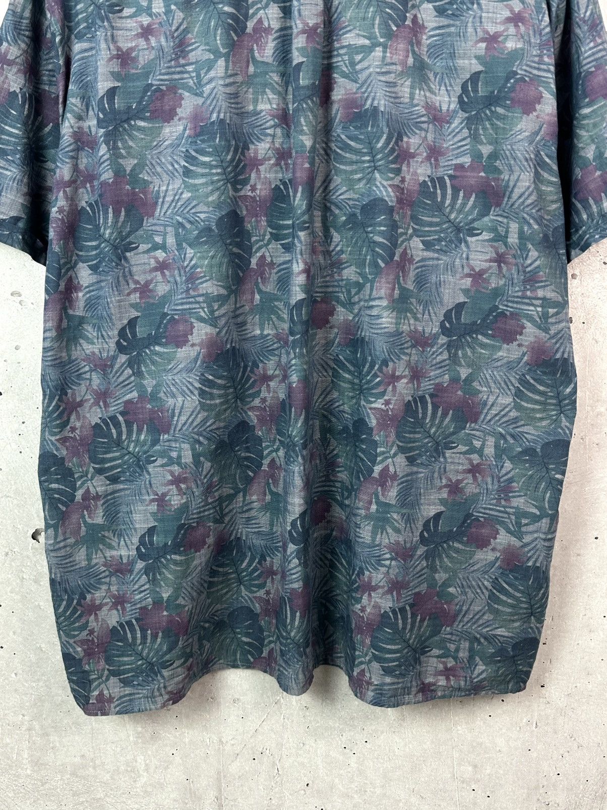 Barbour Barbour Regular Fit Tropical Leaves Short Sleeve Men’s Shirt Size US XXL / EU 58 / 5 - 8 Thumbnail
