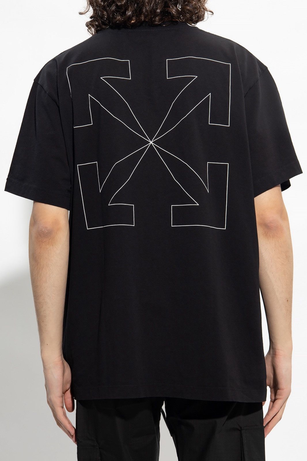 Off-White 🍀Free Shipping☘️ Off White Black T Shirt Super Oversized Size US L / EU 52-54 / 3 - 1 Thumbnail