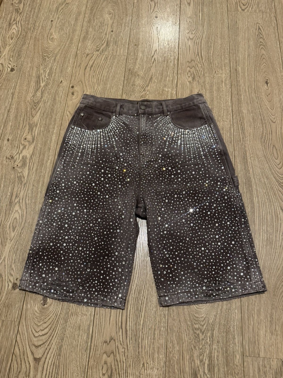 Birth of Royal Child Birth of a royal child 20k Diamond Shorts in Washed Brown Size US 31 - 1 Thumbnail