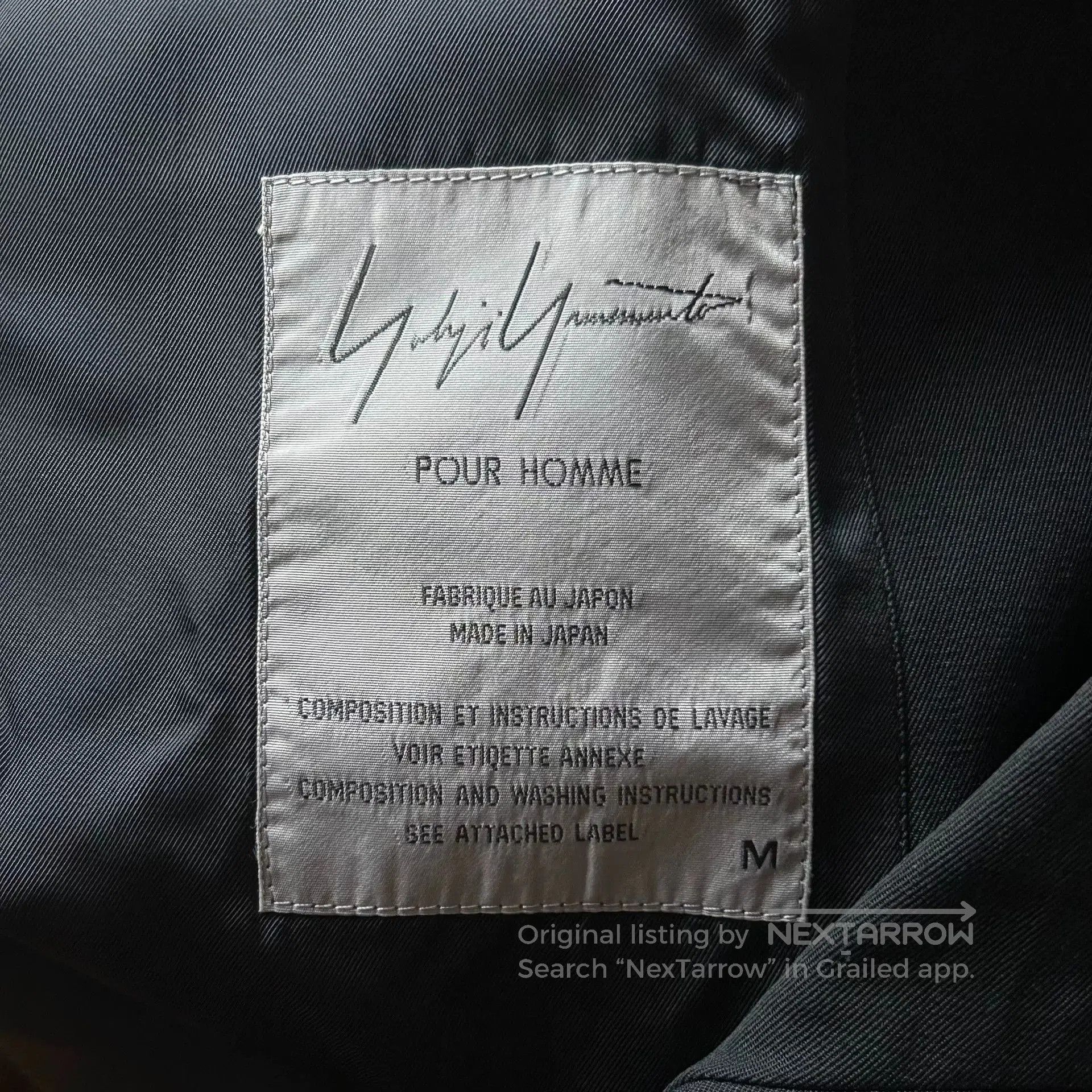 Yohji Yamamoto Yohji Yamamoto Wool Coat from 1995. Size US M / EU 48-50 / 2 - 6 Thumbnail