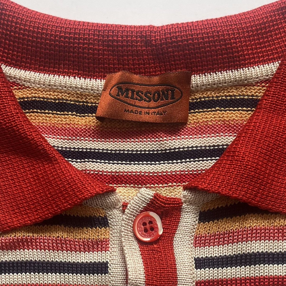Missoni Missoni Multi-Coloured Three Buttoned Long Sleeve Top Size US M / EU 48-50 / 2 - 3 Thumbnail