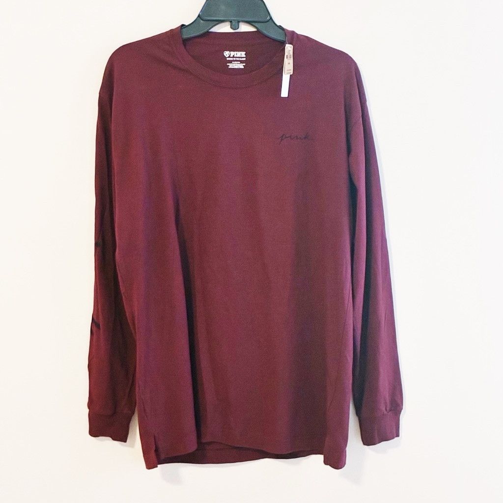 Victoria's Secret PINK Victoria's Secret Long Sleeve T-shirt, Relaxed fit,Sz M Size M / US 6-8 / IT 42-44 - 1 Thumbnail