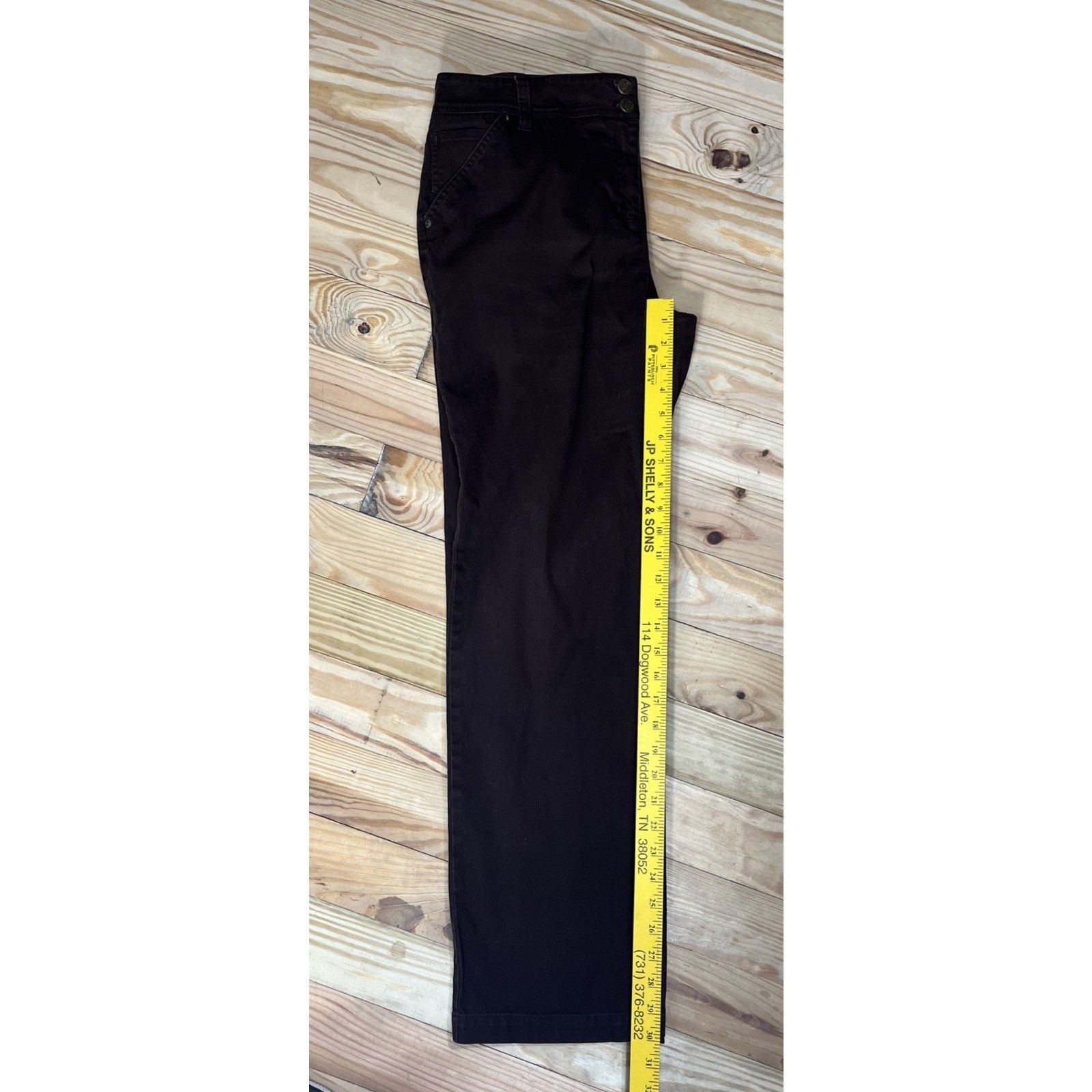 Jones New York WOMEN'S JONES NY SPORT STRETCH CORDUROY BROWN PANTS SIZE 10 Size 32" / US 10 / IT 46 - 7 Thumbnail