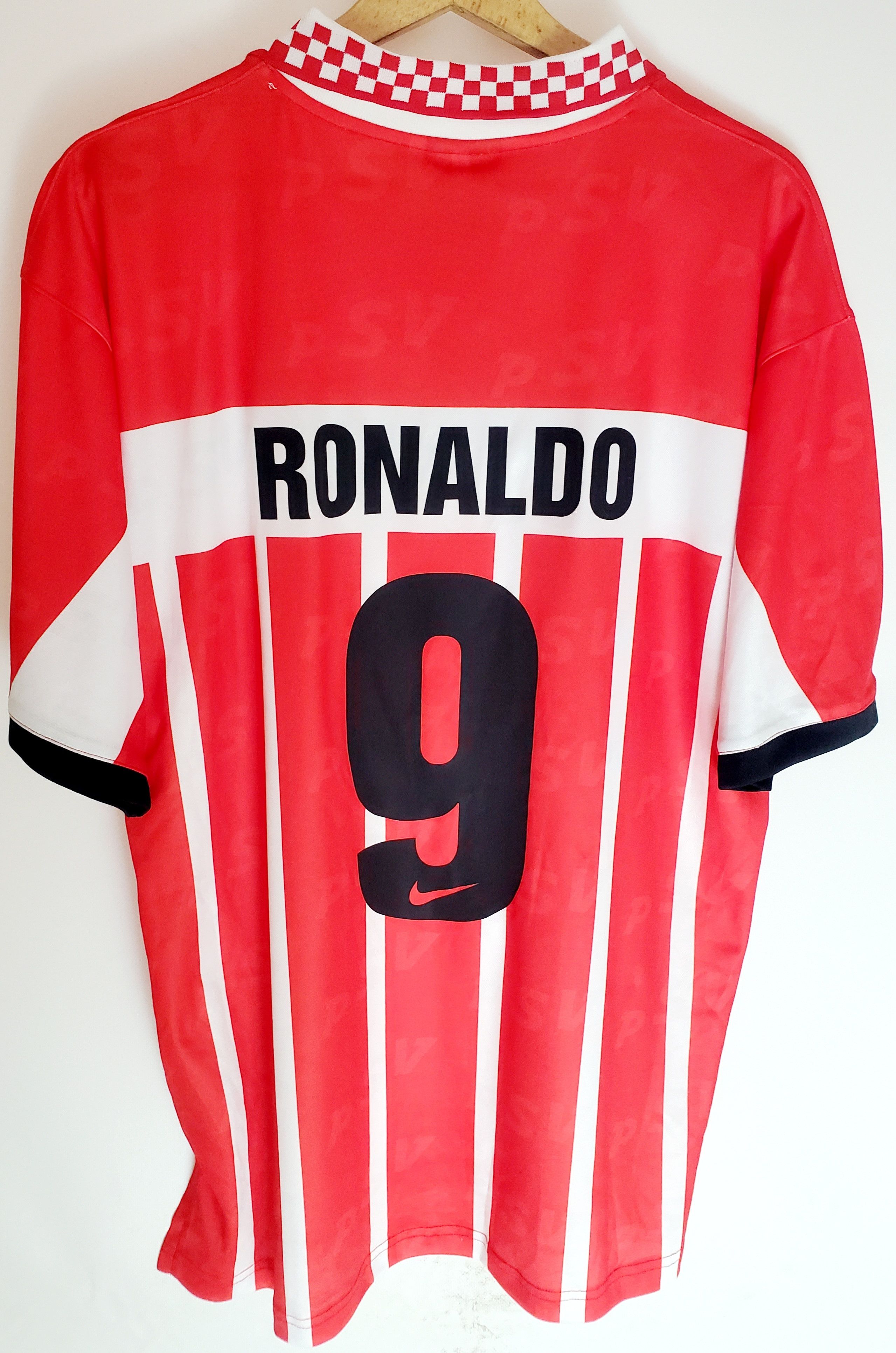 PSV Eindhoven Vintage Jersey 95-96 # 9Ronaldo Xl