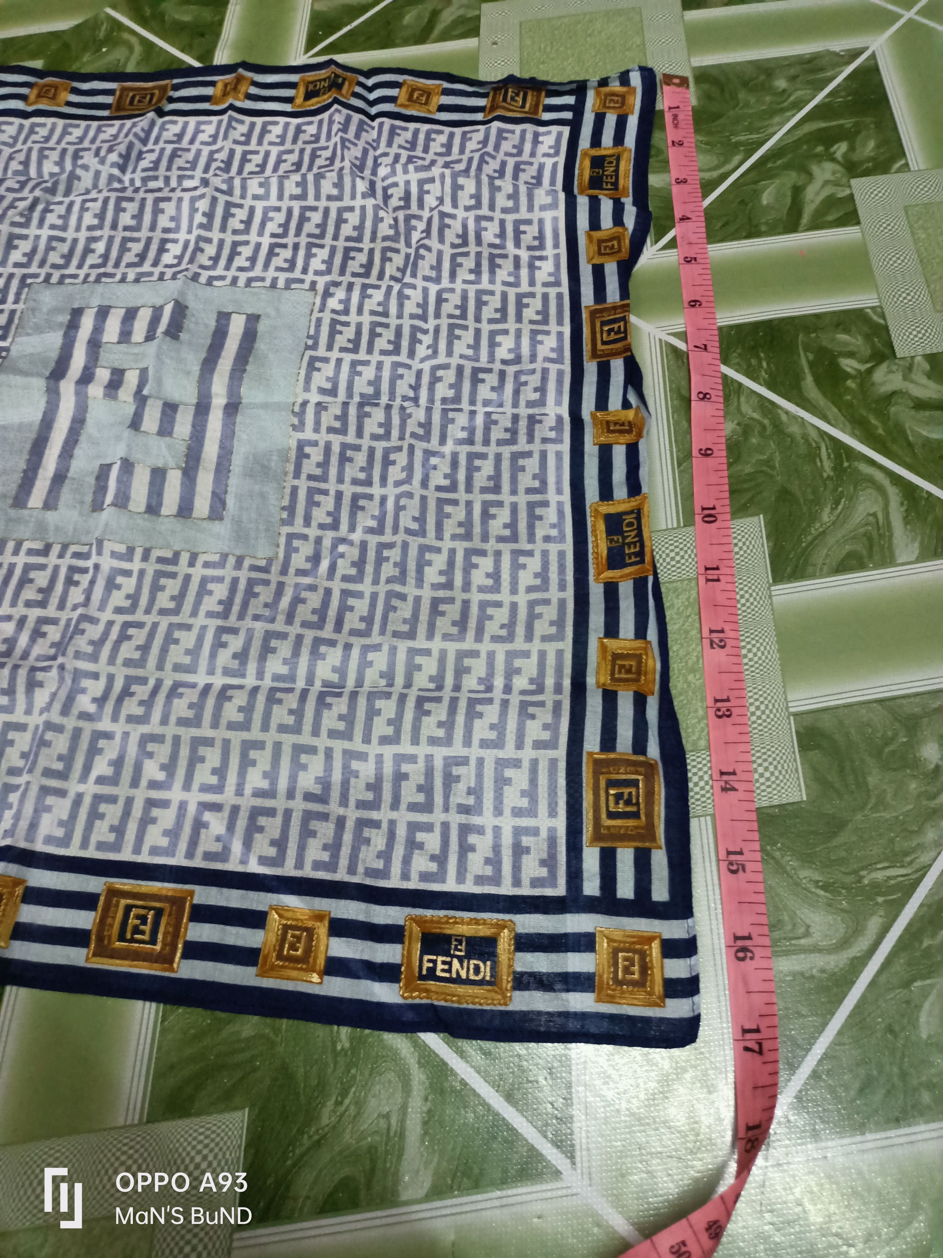 Japanese Brand × Vintage COMBO Handkerchief YSL,MCM 2 PCS,FENDI Size ONE SIZE - 12 Thumbnail