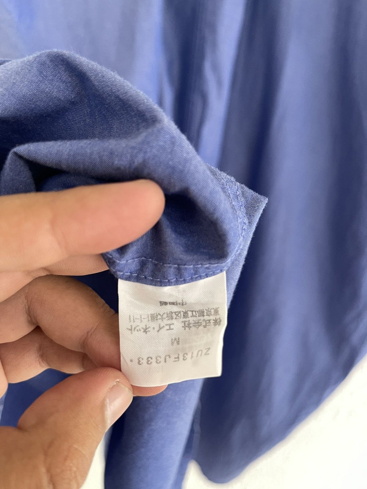 Japanese Brand × Zucca Zucca Oversized Button Shirt Size ONE SIZE - 7 Thumbnail