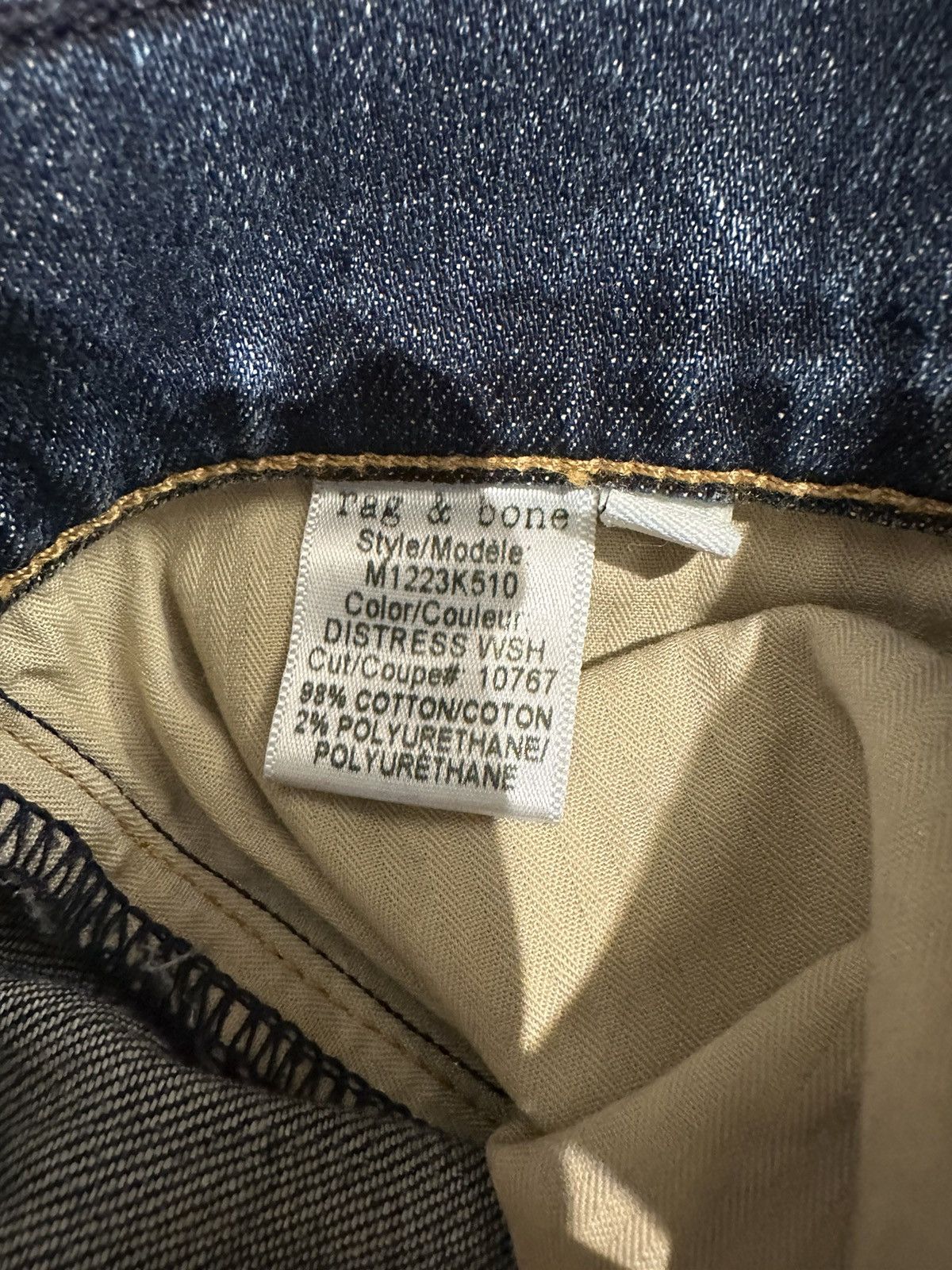 Rag & Bone Rag & Bone Standard Issue Slim Fit Jeans Size US 29 - 4 Thumbnail