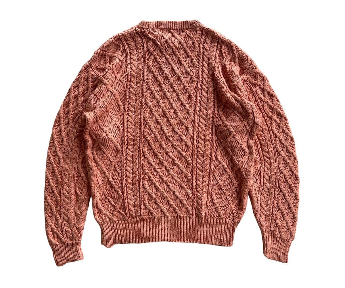 Japanese Brand Vintage GIM Cable Knit Oversize Sweater Size M / US 6-8 / IT 42-44 - 3 Thumbnail