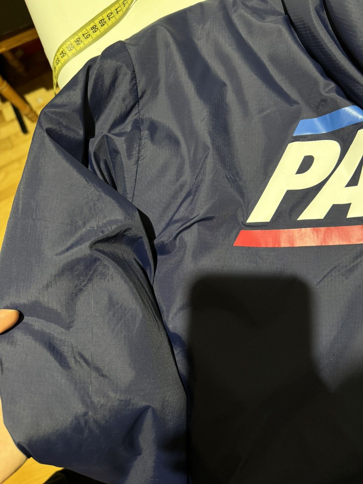 Palace × Vintage Palace Puffer Jacket Pertex Fuse blue Men's Big Logo M L Size US L / EU 52-54 / 3 - 8 Thumbnail