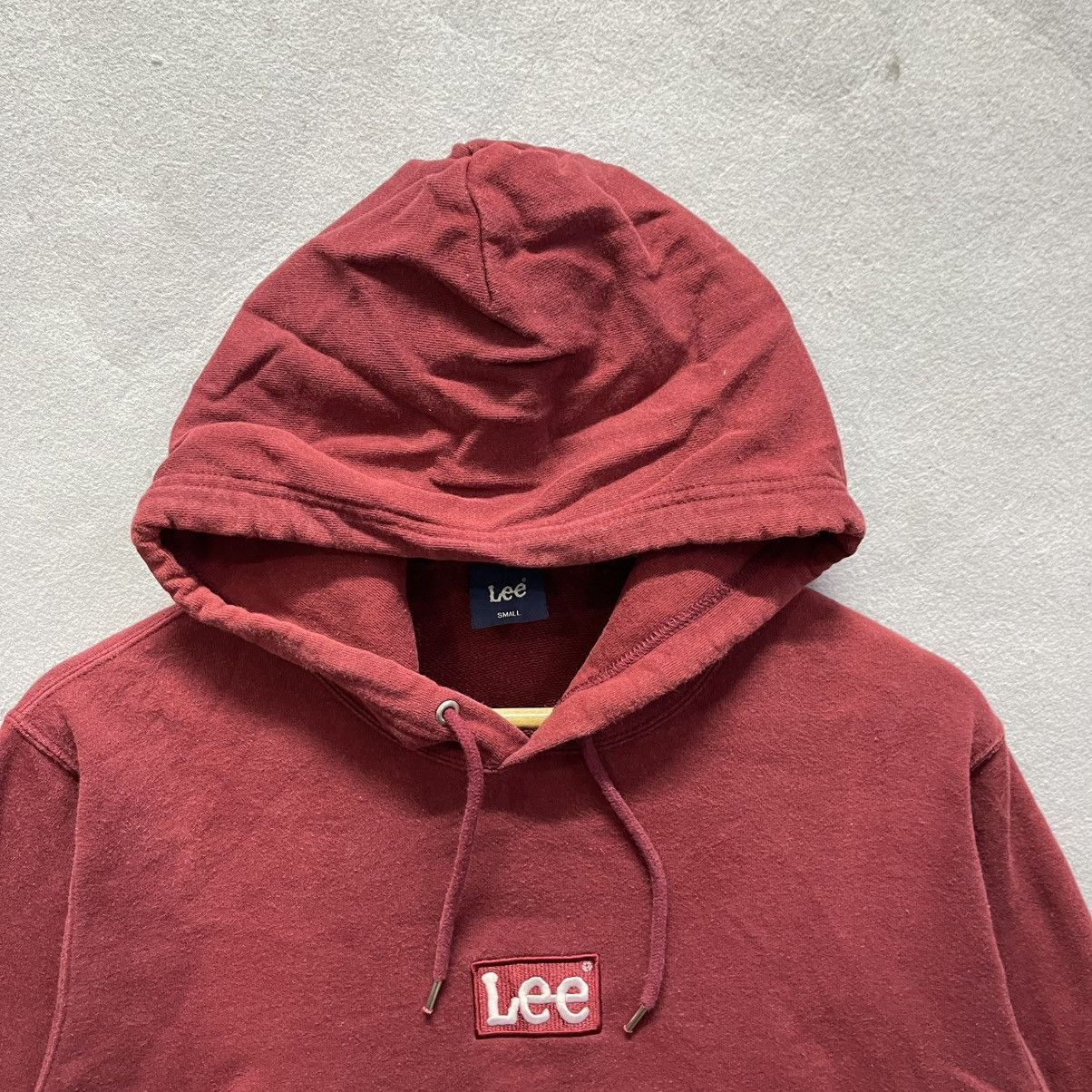 Lee Vintage Lee Japan Licensed Burgundy Hoodie Size US S / EU 44-46 / 1 - 2 Thumbnail