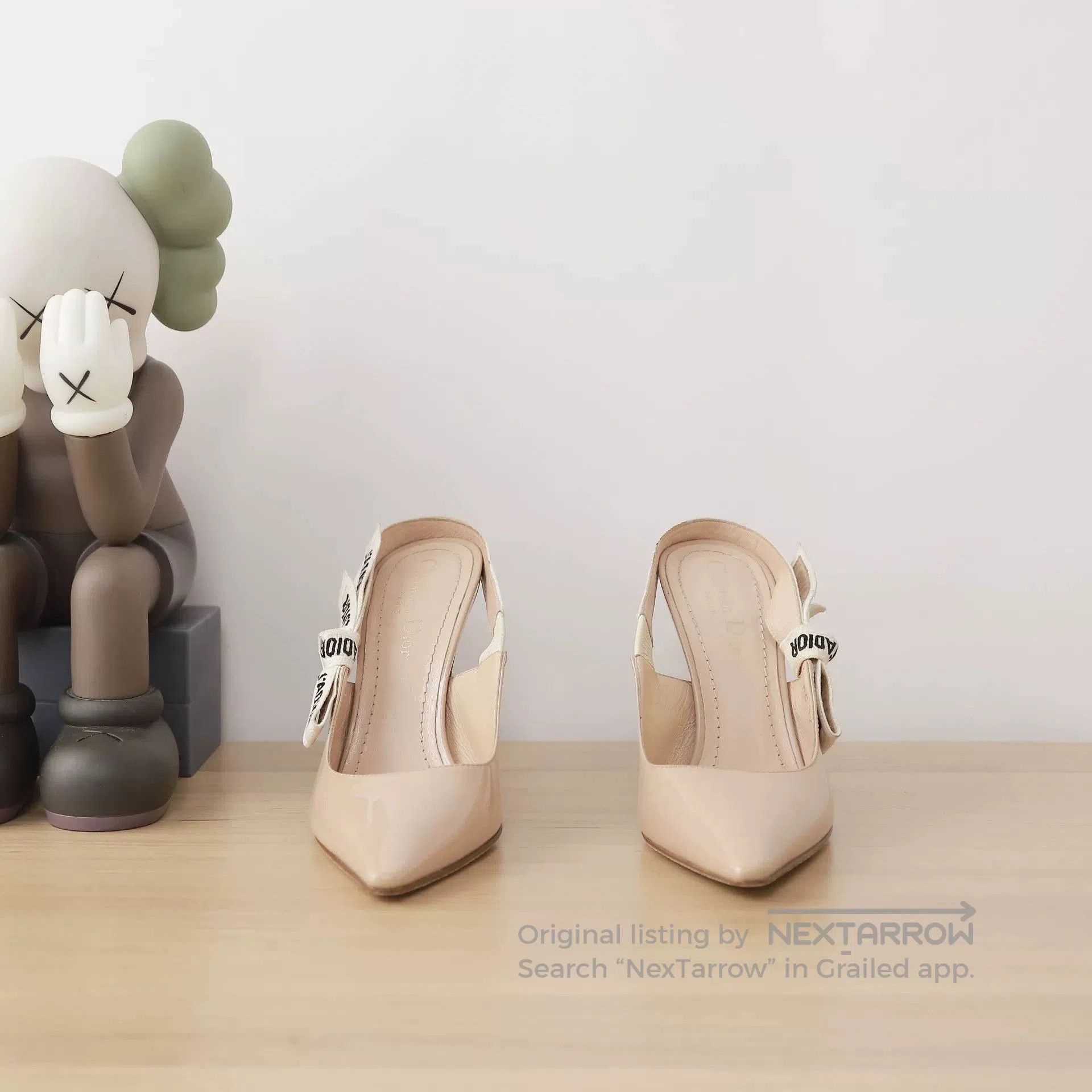 Dior Dior J'Adior Nude Fabric Strap Heels. Size US 6 / IT 36 - 4 Thumbnail