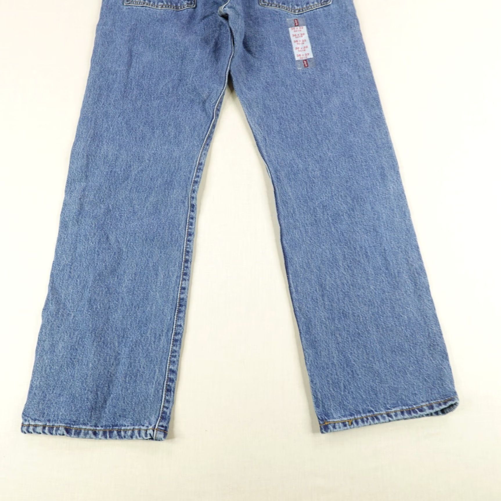 Levi's VINTAGE Levi's Jeans Mens 36x32 Straight Fit Cotton Denim Blue 501 Y2K Deadstock Size US 34 / EU 50 - 7 Thumbnail