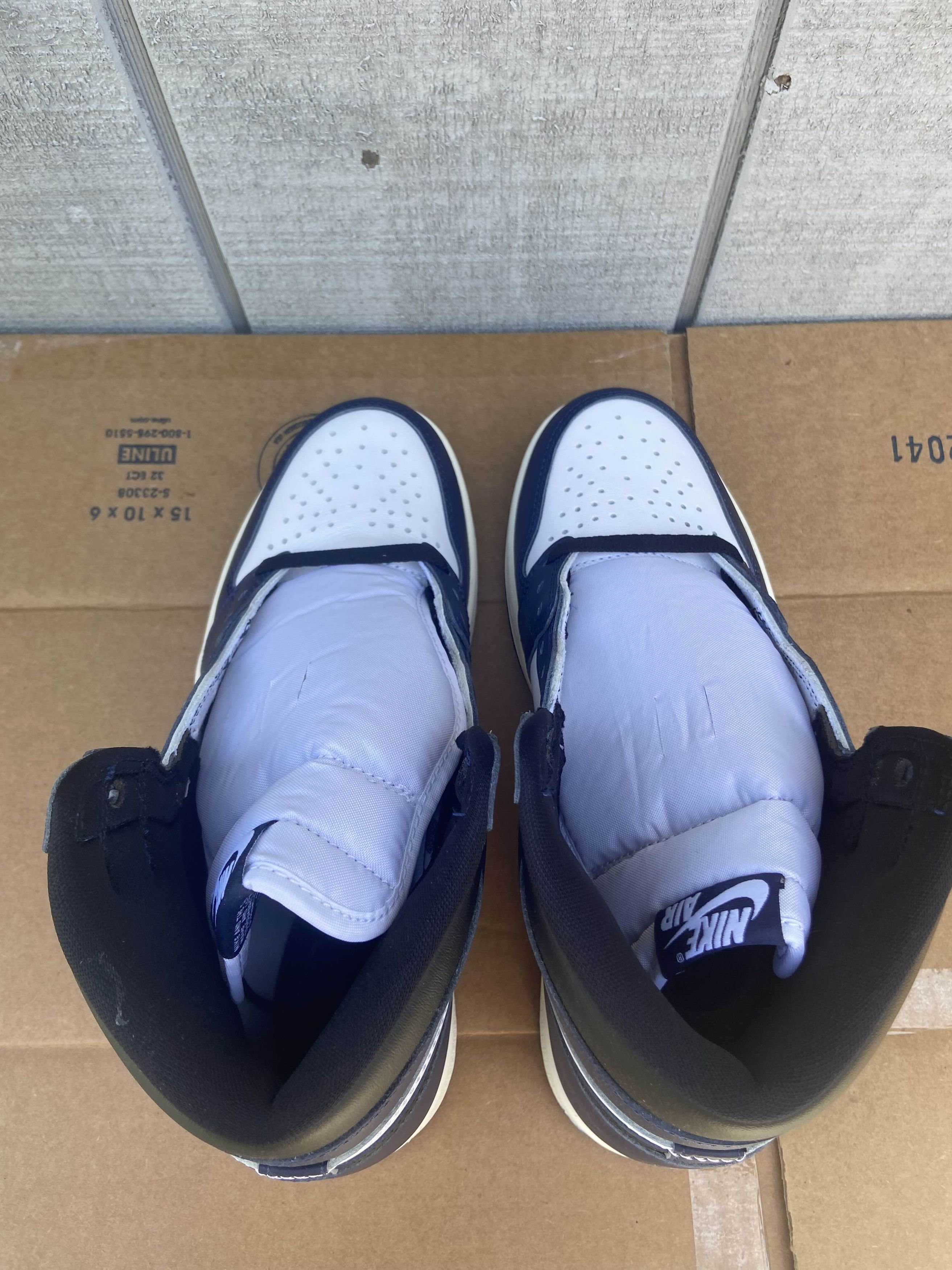 Nike Air Jordan 1 Retro OG High Midnight Navy Size 8 Size US 8 / EU 41 - 4 Thumbnail